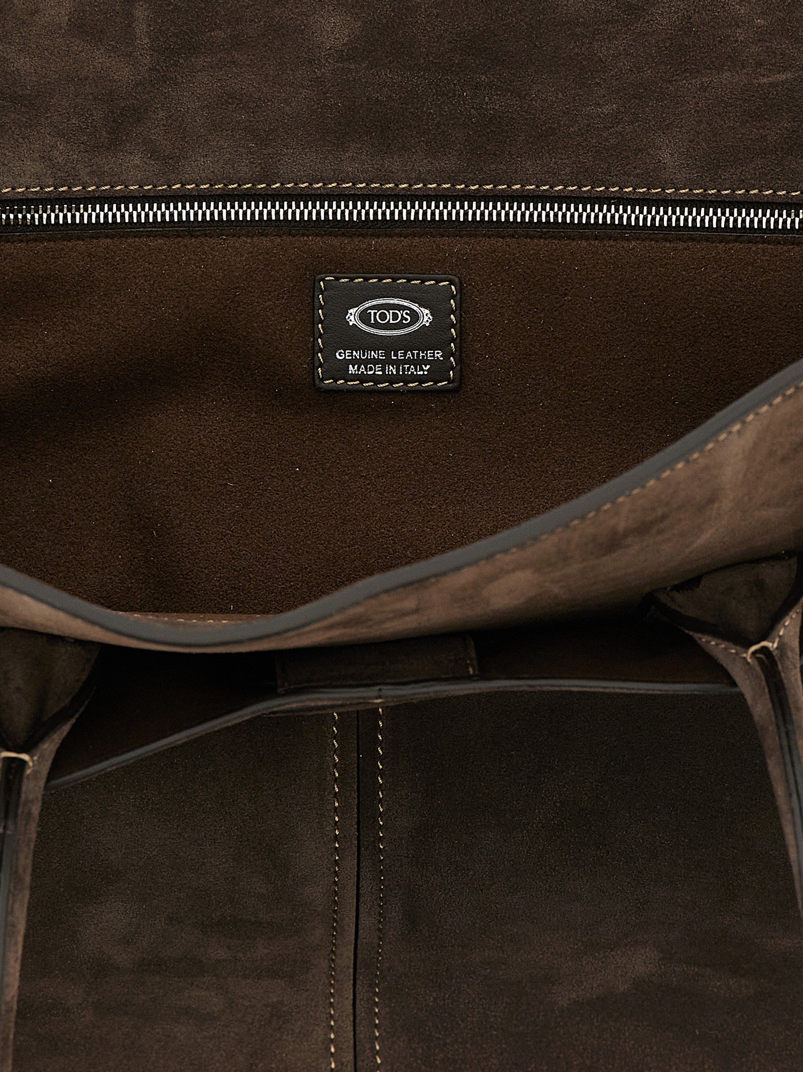 Tod's Braune Kalbsleder-Handtasche