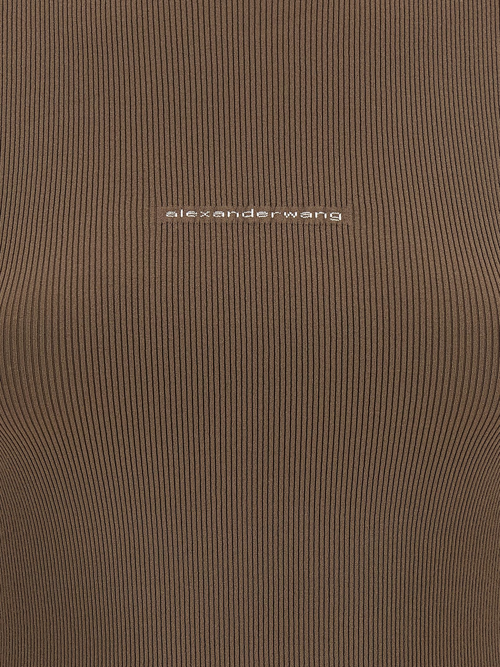 Alexander Wang Beige Polyamid-Strickjacke
