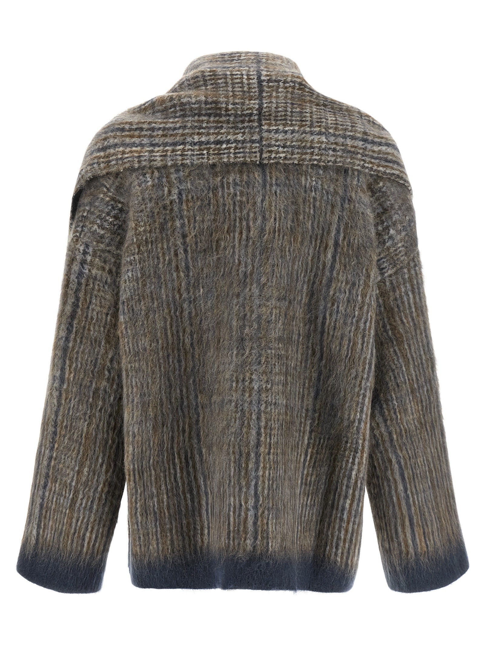 Brunello Cucinelli Grauer Wollcardigan