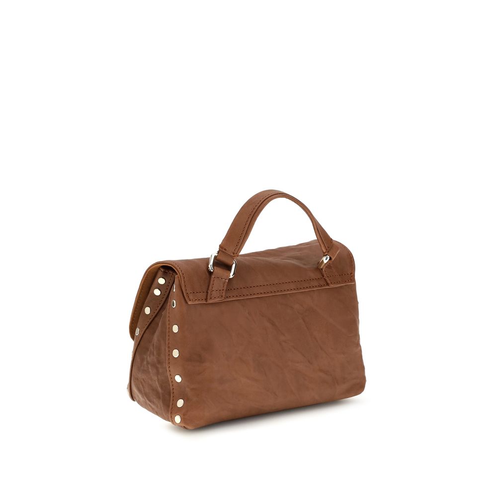 Zanellato Braune Kalbsleder-Tasche Bos Taurus