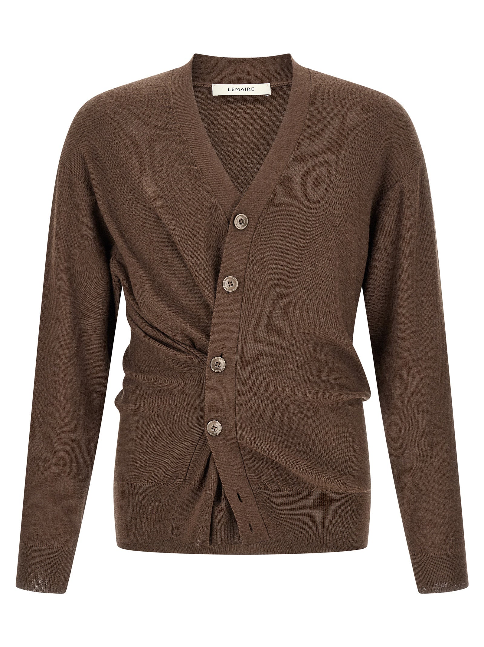 Lemaire Brauner Wollcardigan