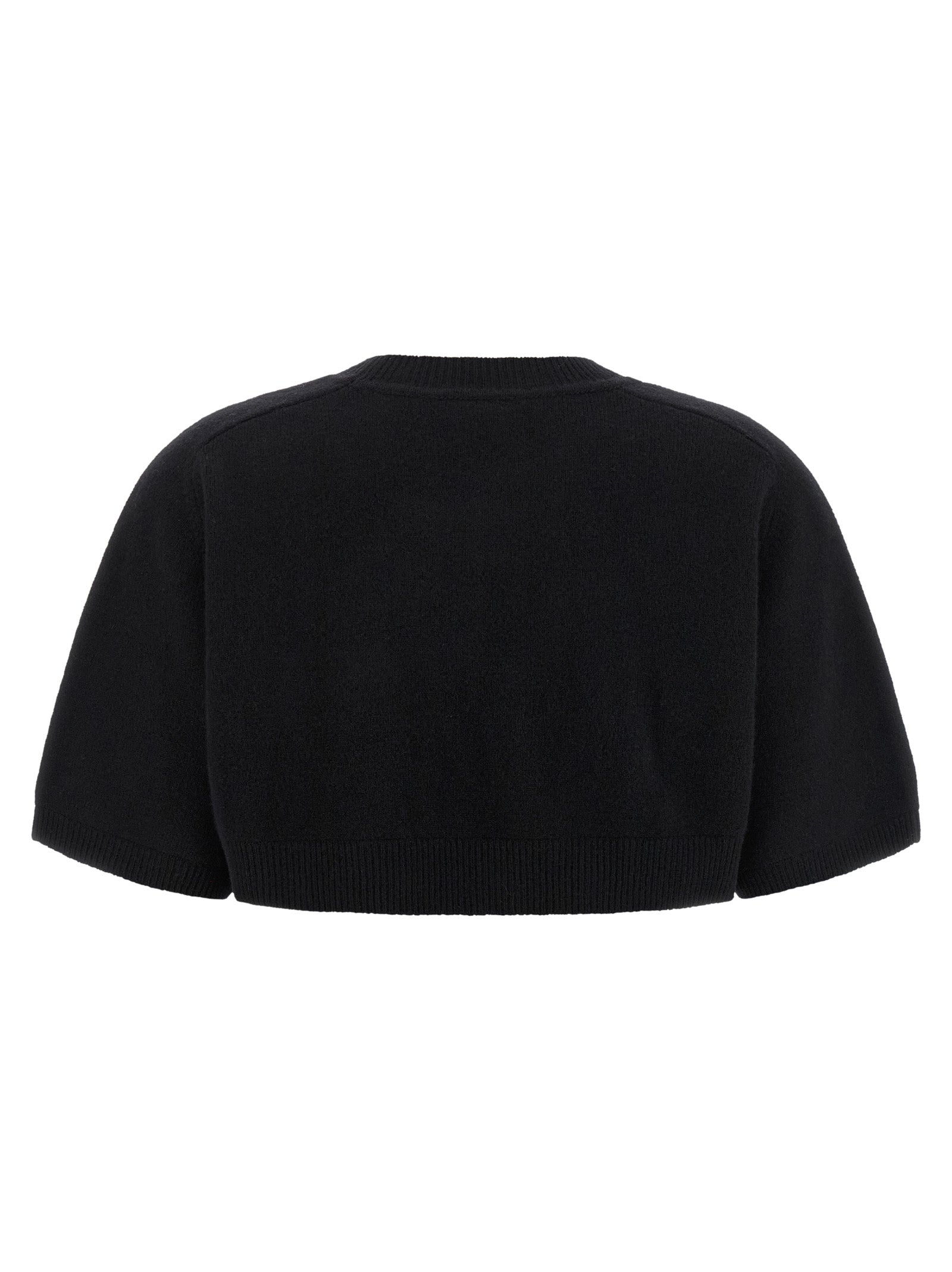 Elisabetta Franchi Schwarzer Wollpullover