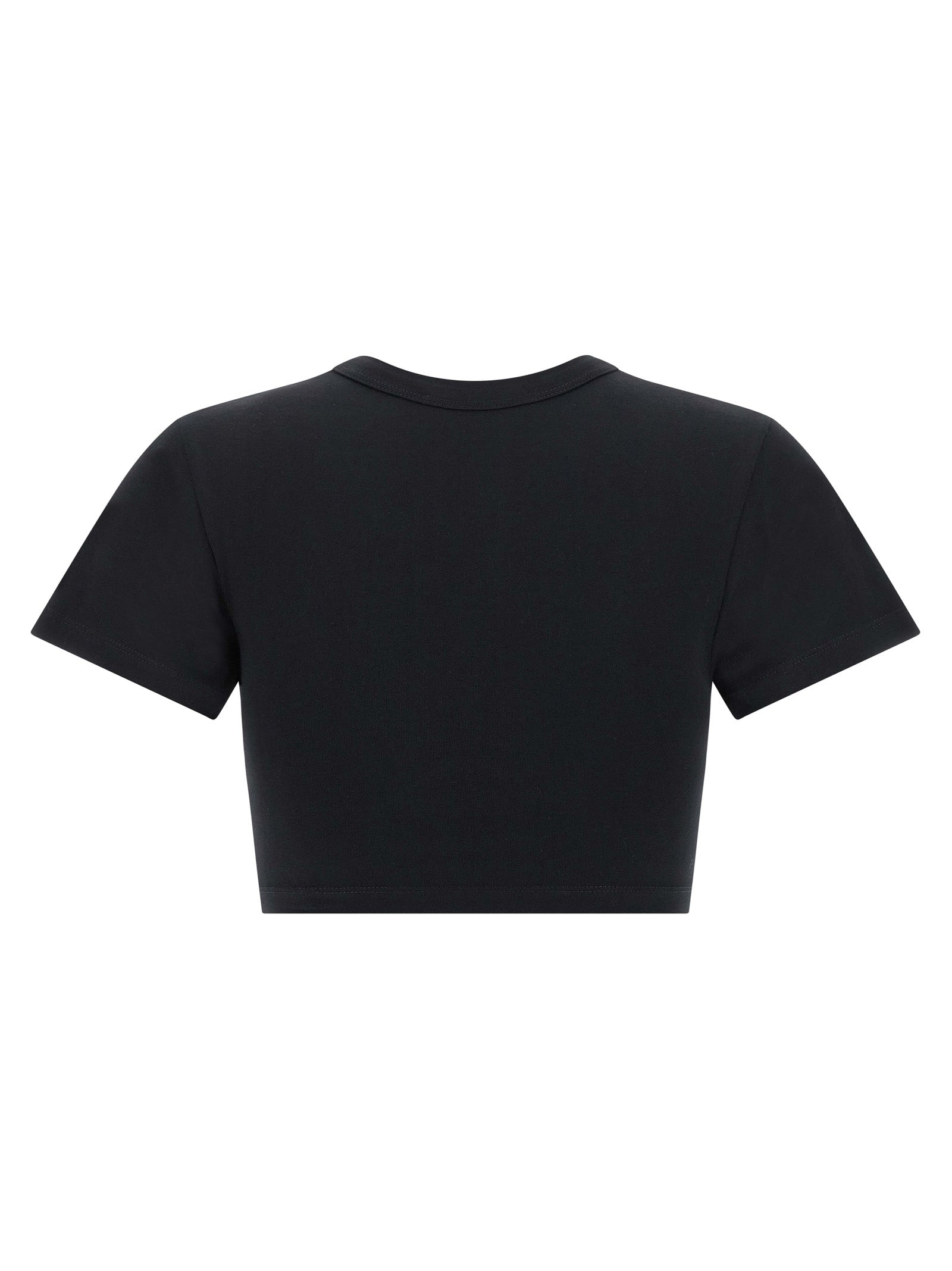 The Attico Schwarzes Baumwoll-T-Shirt