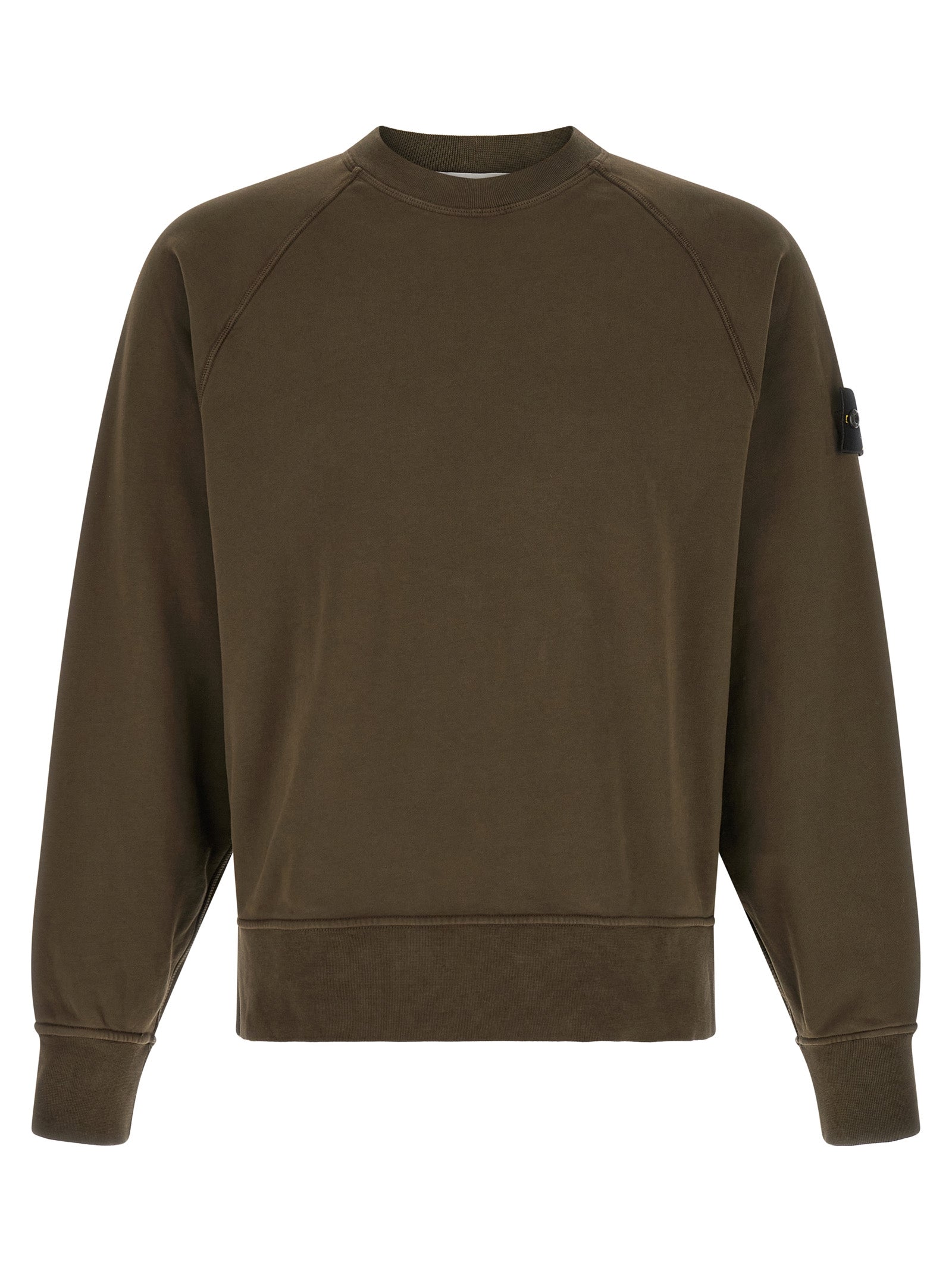 Stone Island Grauer Baumwollpullover