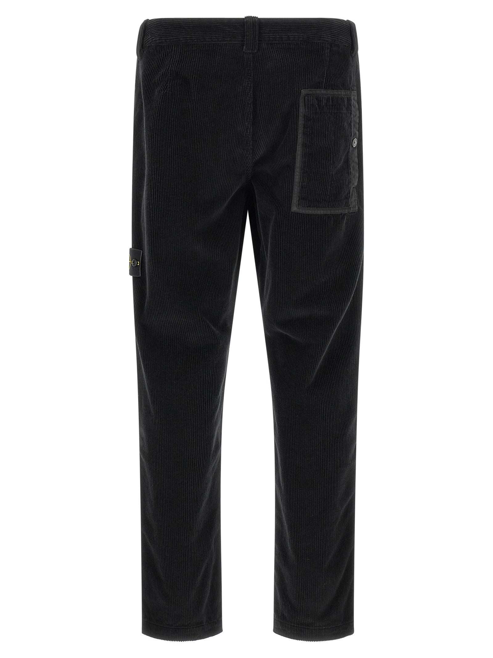 Stone Island Schwarze Baumwoll-Freizeithose