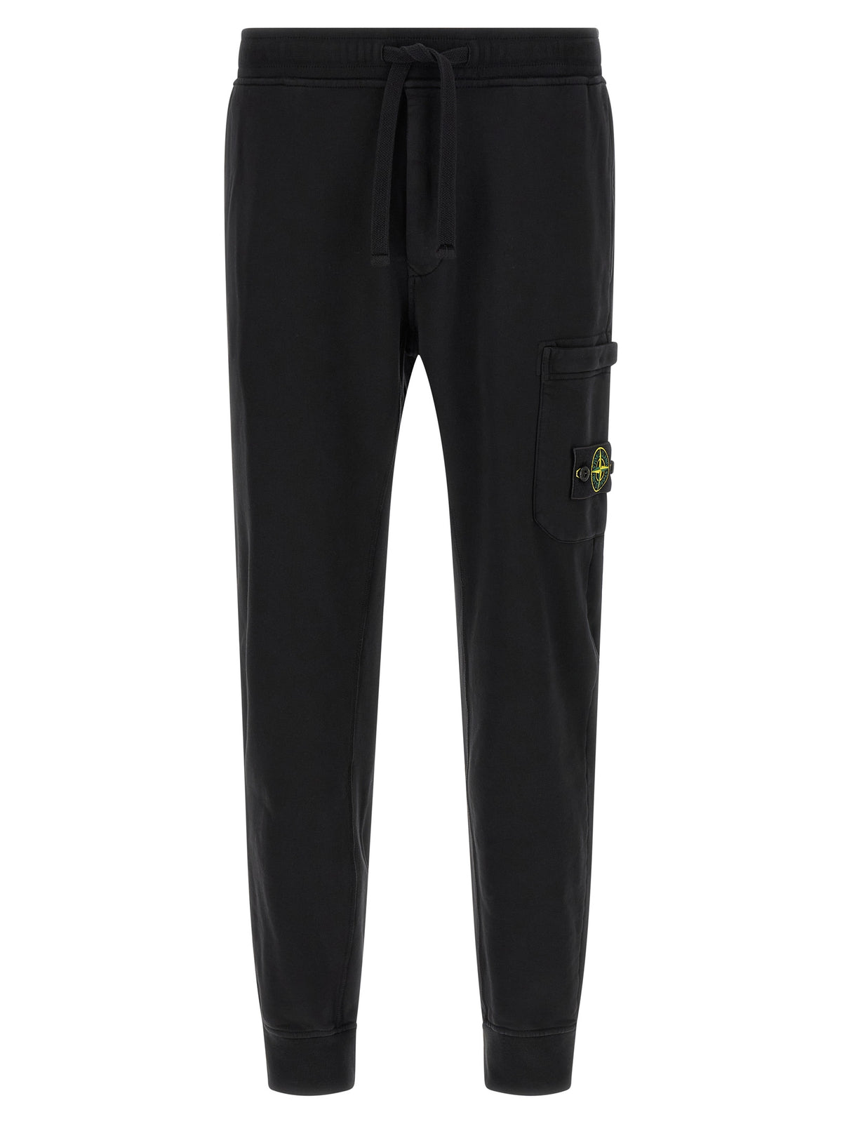 Stone Island Schwarze Baumwoll-Jogginghose (Trainingshose)