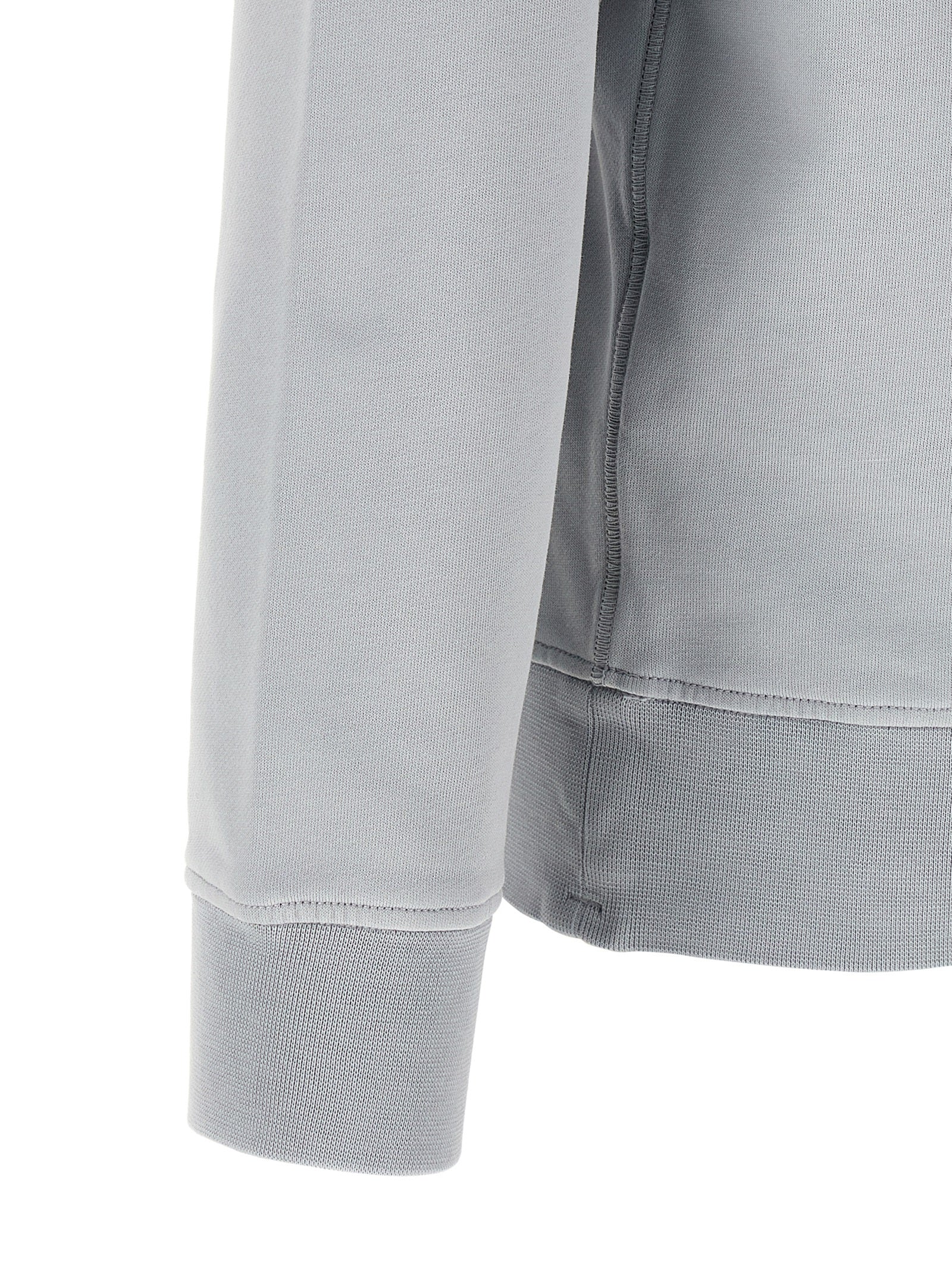 Stone Island Grauer Baumwollpullover