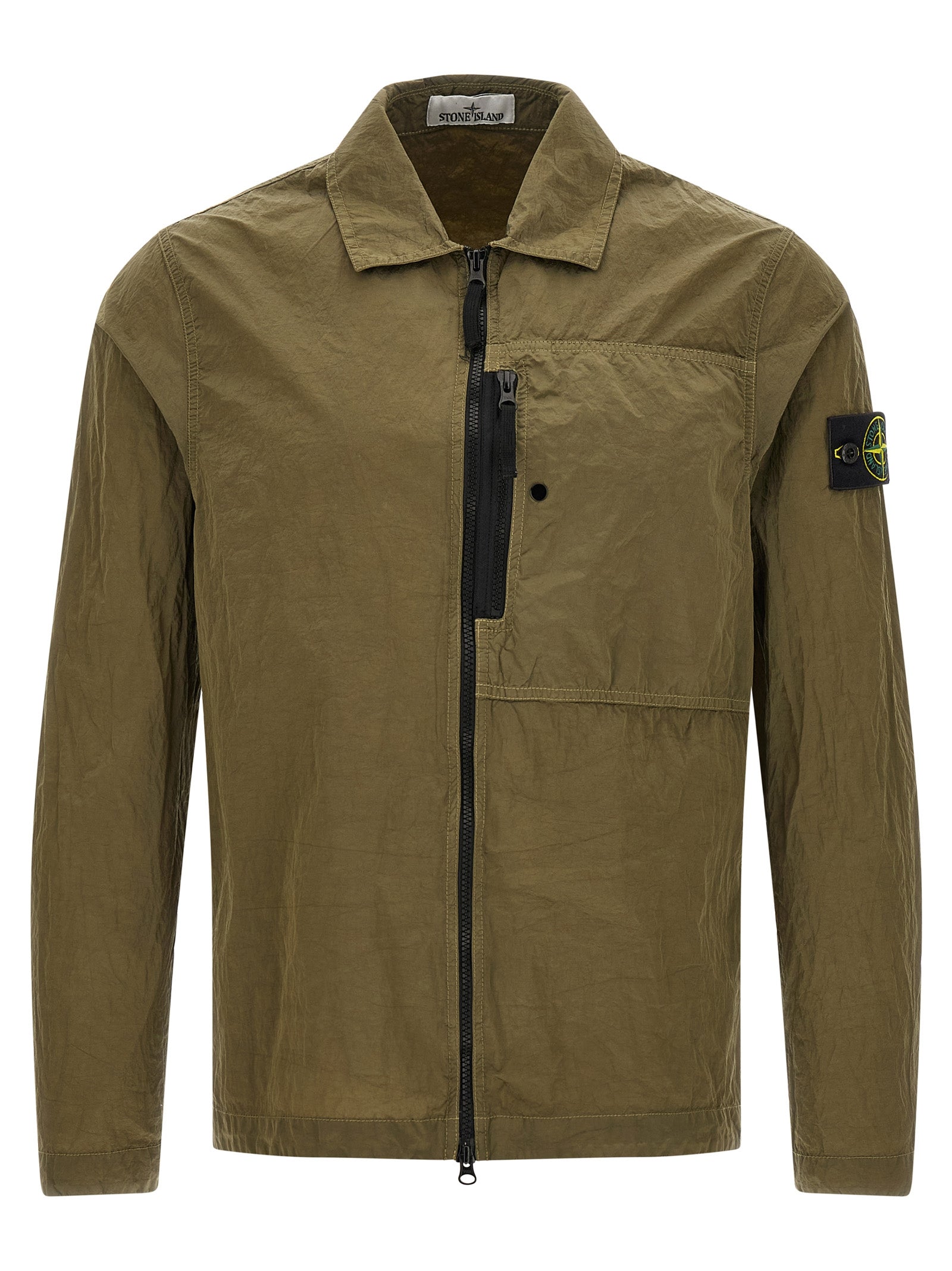 Stone Island Zweifarbige Polyamid-Bluse