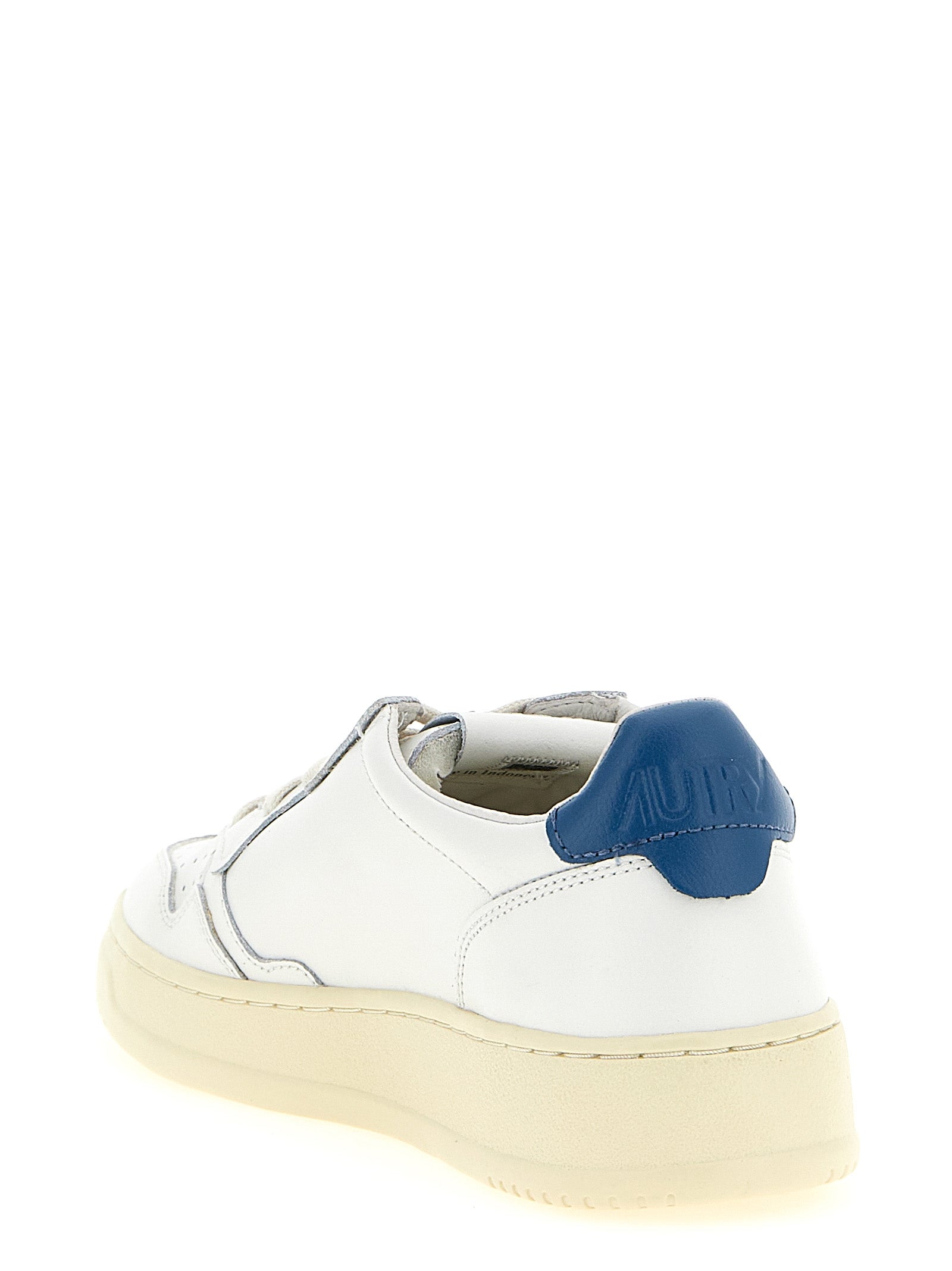 Autry Blaue Sneaker aus Rindsleder