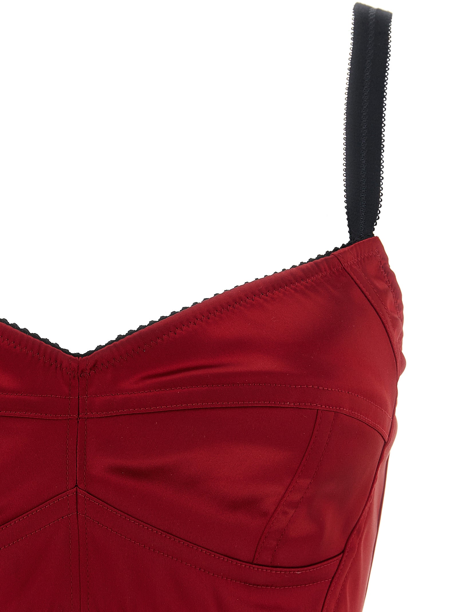 Dolce & Gabbana Mehrfarbige Tanktops aus Acetat