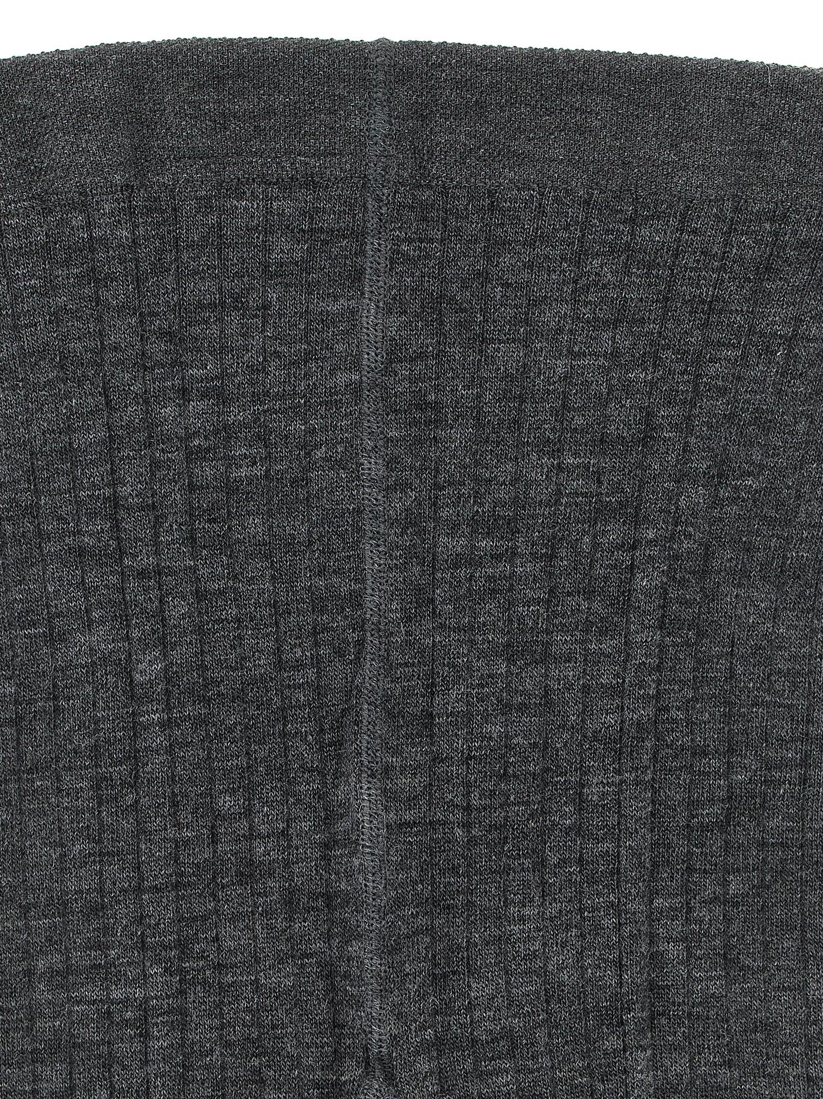 Jil Sander Graue Wollsocken