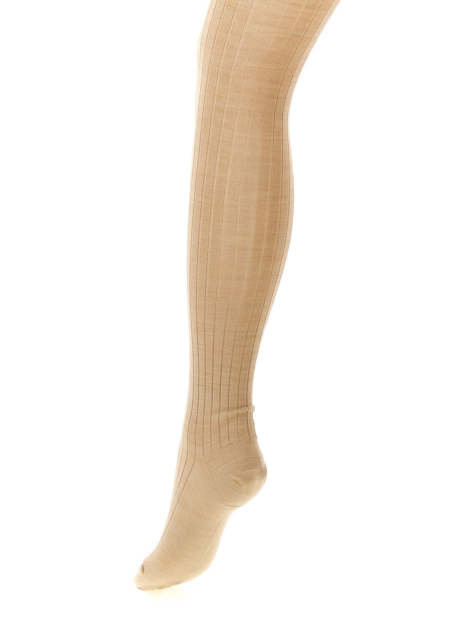 Jil Sander Beige Wollsocken