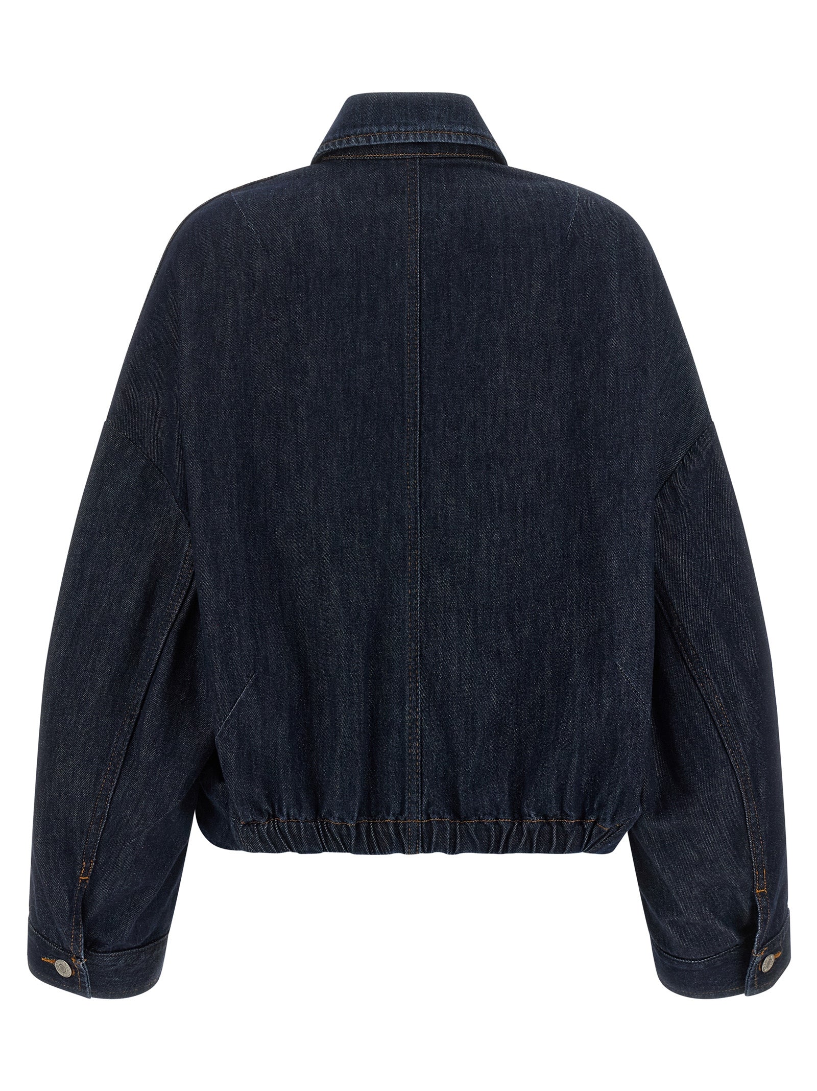 Dries Van Noten Blaue Jeansjacke aus Baumwolle