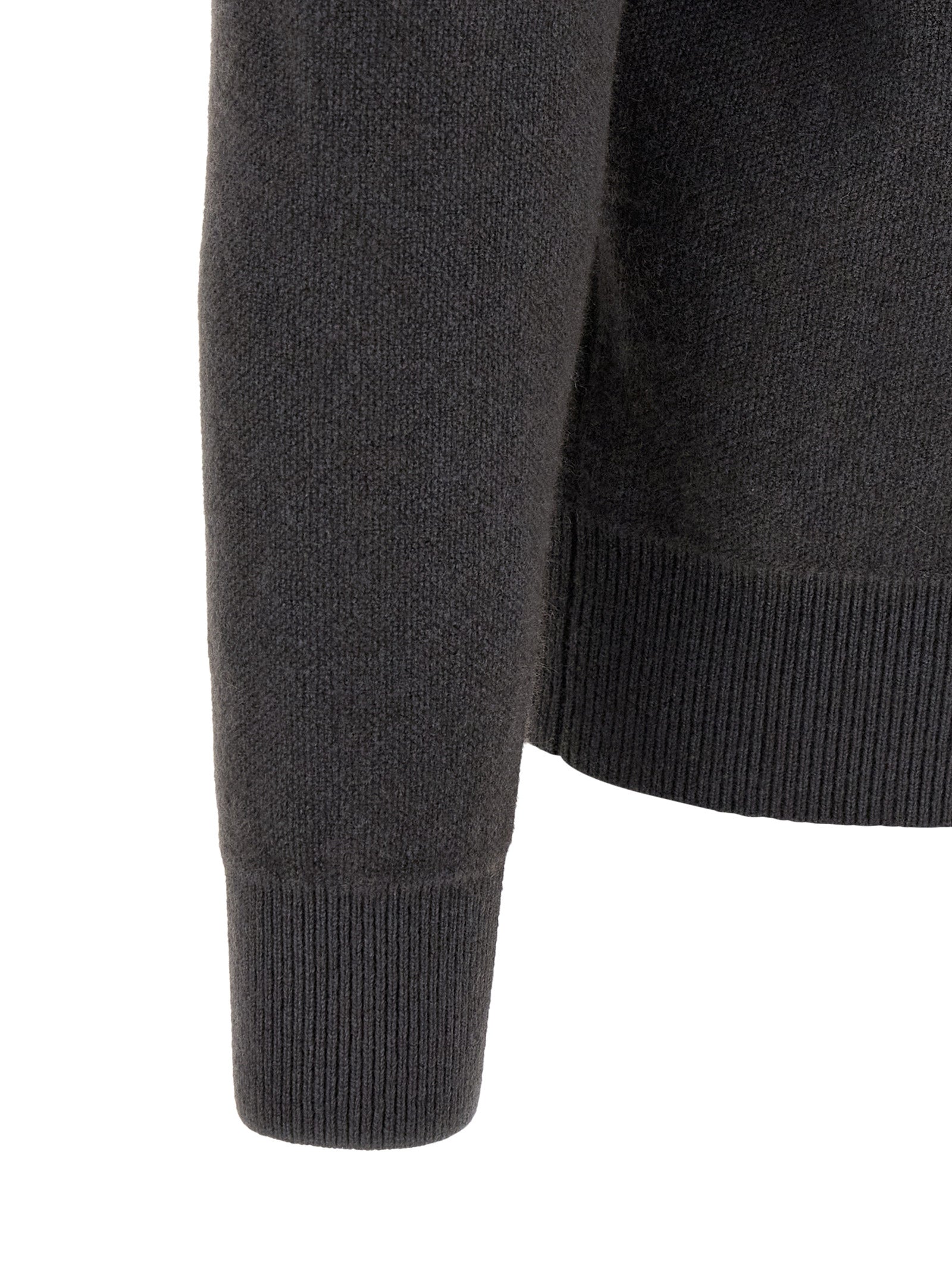 Lemaire Grauer Kaschmir-Strickjacke