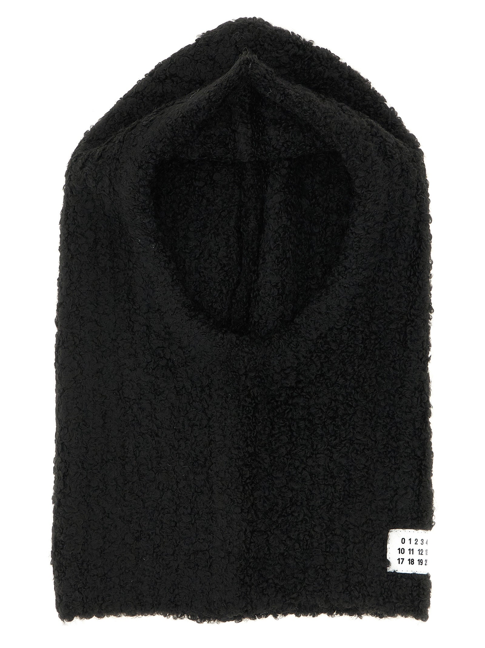 MM6 Maison Margiela Schwarzer Marabou-Hut