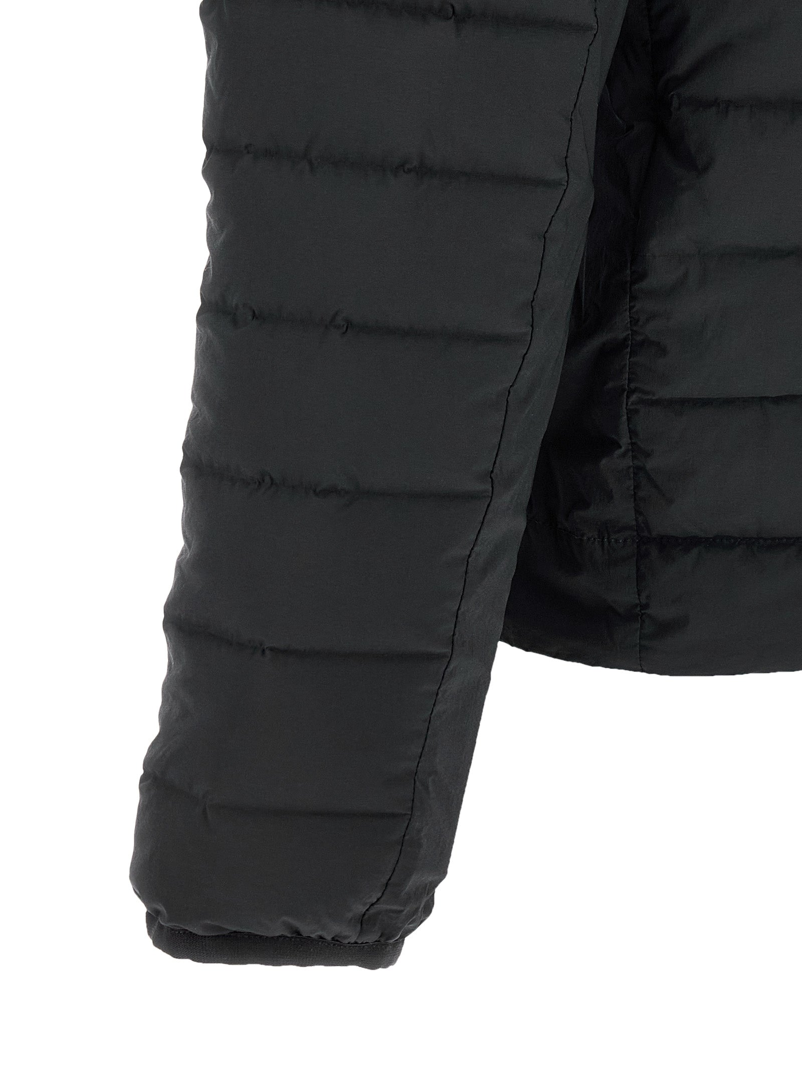 Stone Island Schwarze Polyamid-Shell-Jacke