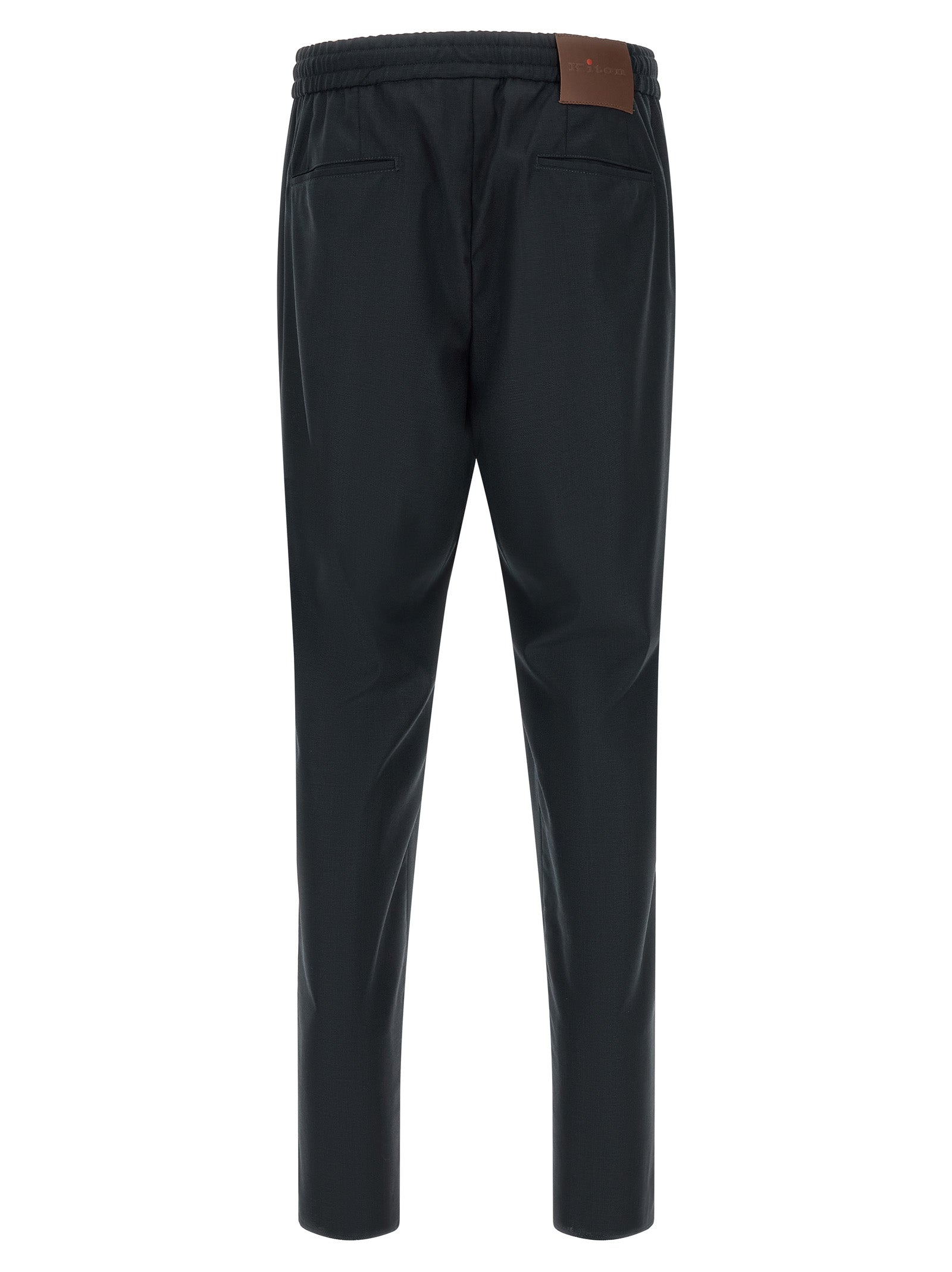 Kiton Blaue Wollhose