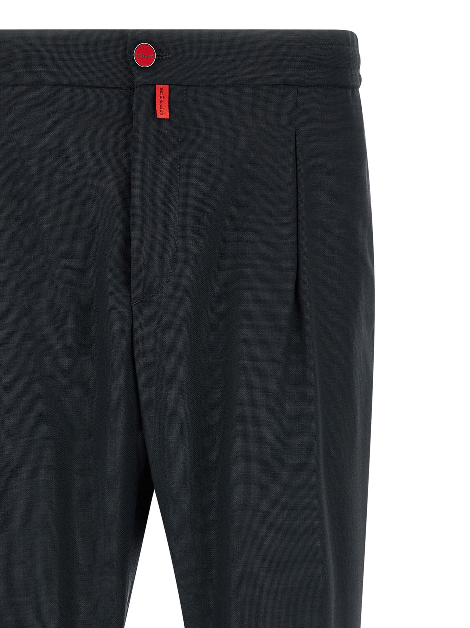 Kiton Blaue Wollhose
