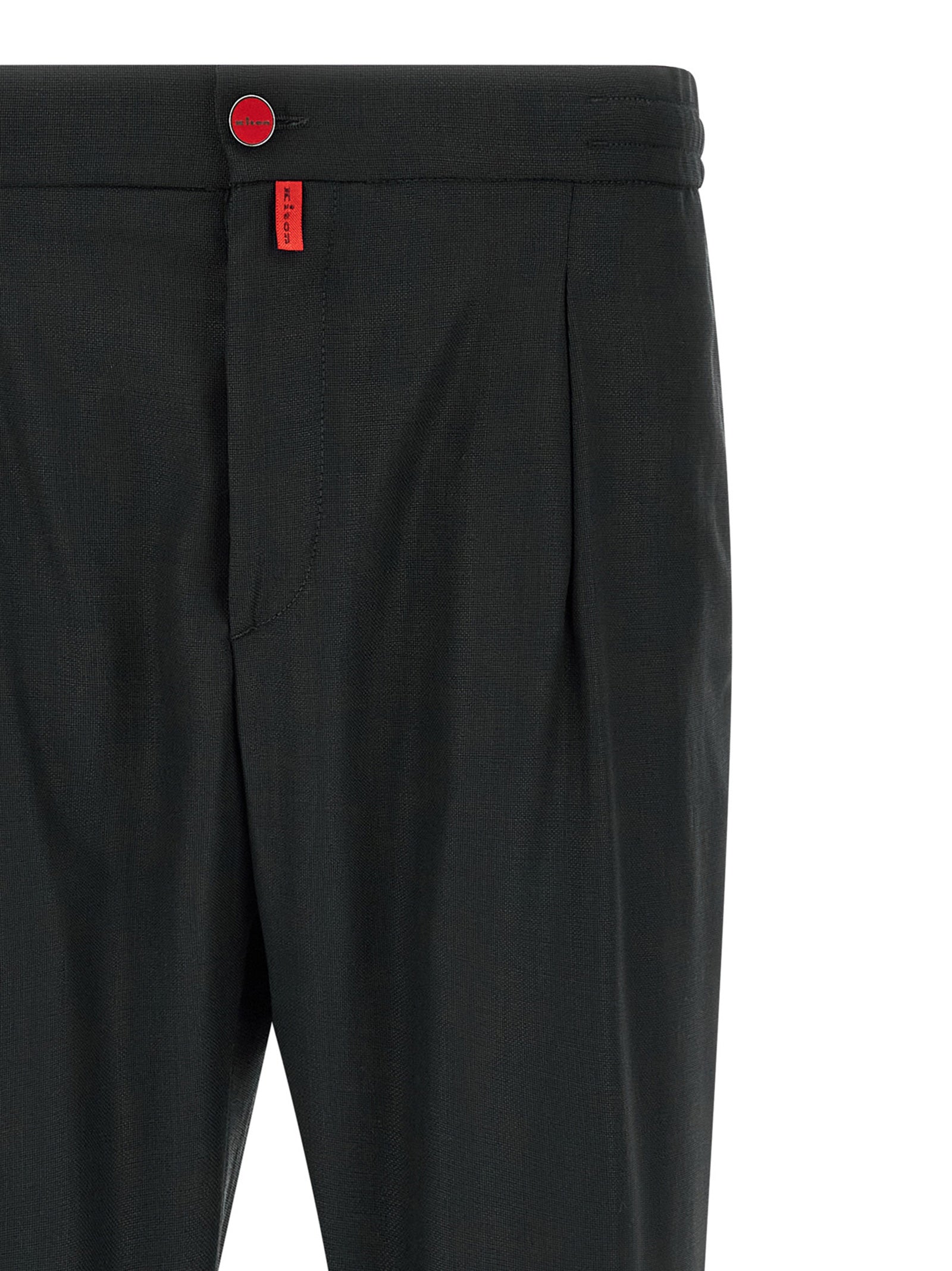 Kiton Graue Woll-Freizeithose