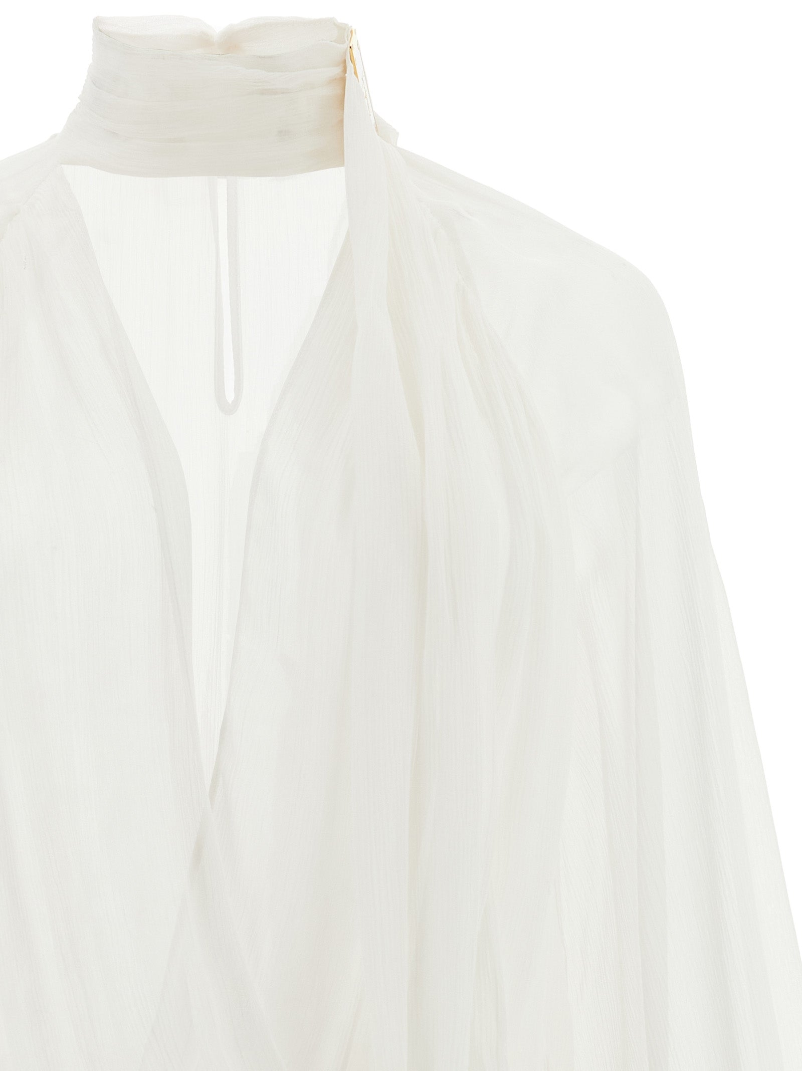 Elisabetta Franchi Weißer Viskose-Pullover