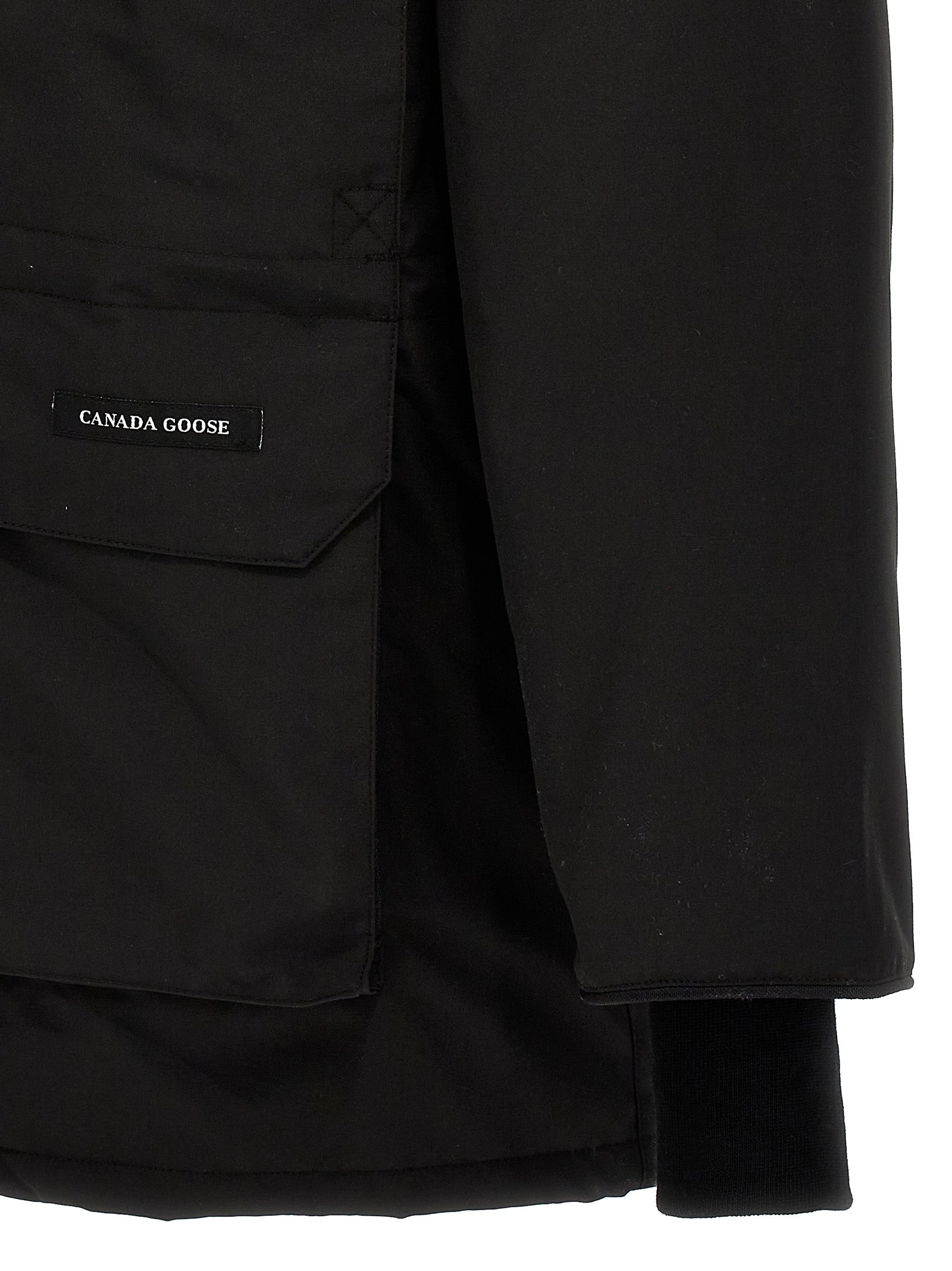Canada Goose Schwarzer Parka aus Polyester