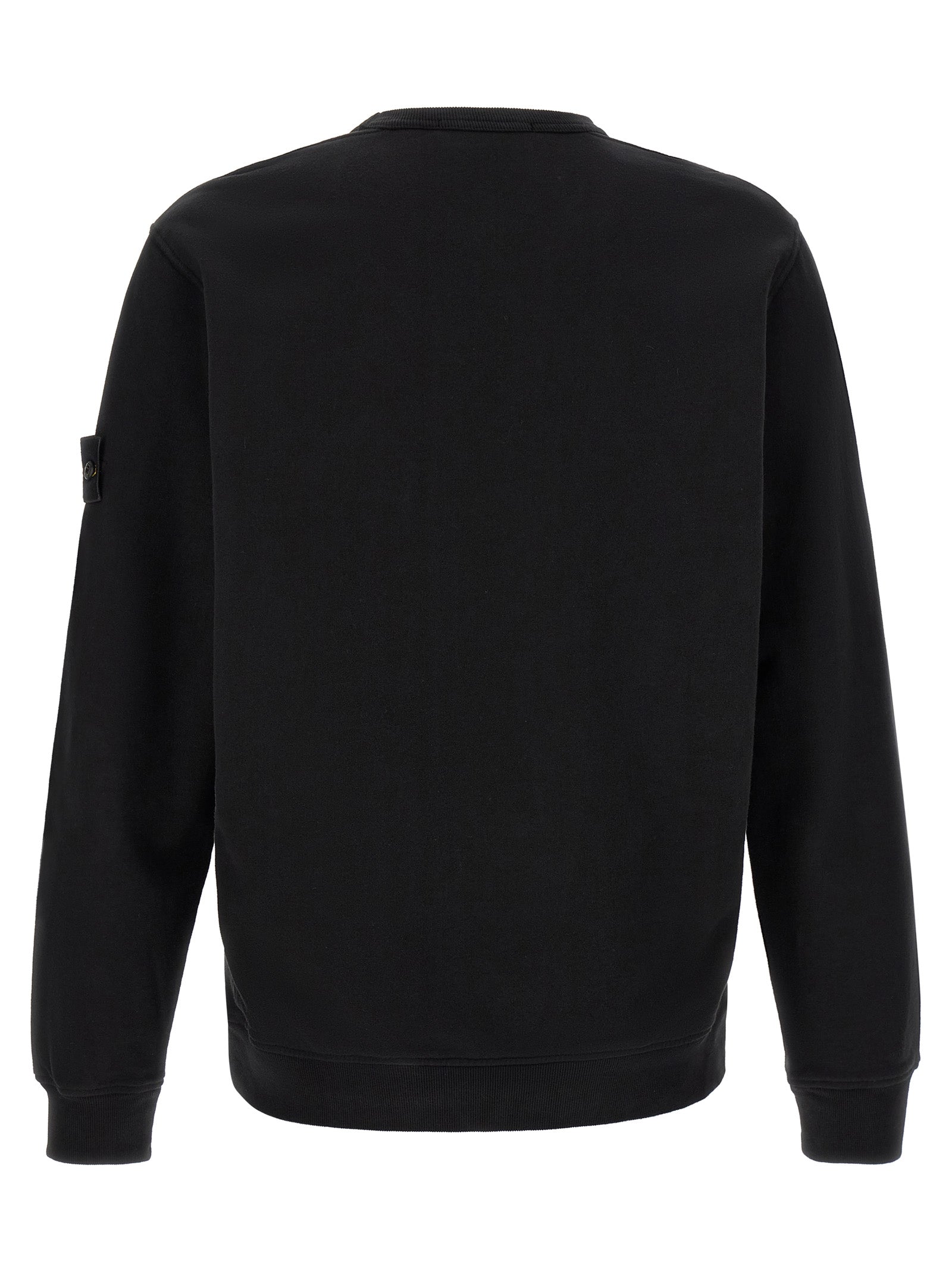 Stone Island Schwarzer Baumwoll-Sweatshirt