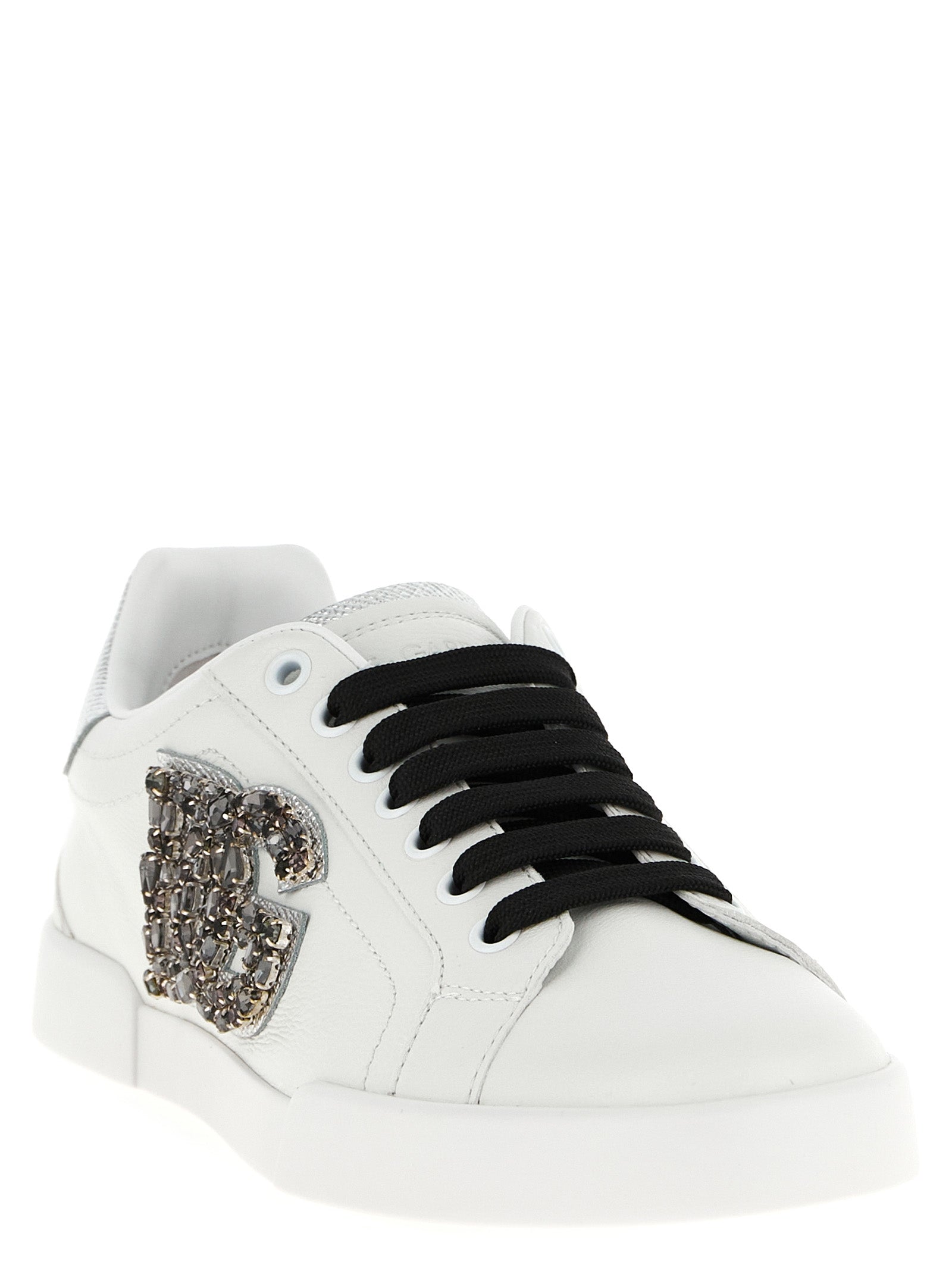 Dolce & Gabbana Sneakers aus Kalbsleder in Metallic-Optik