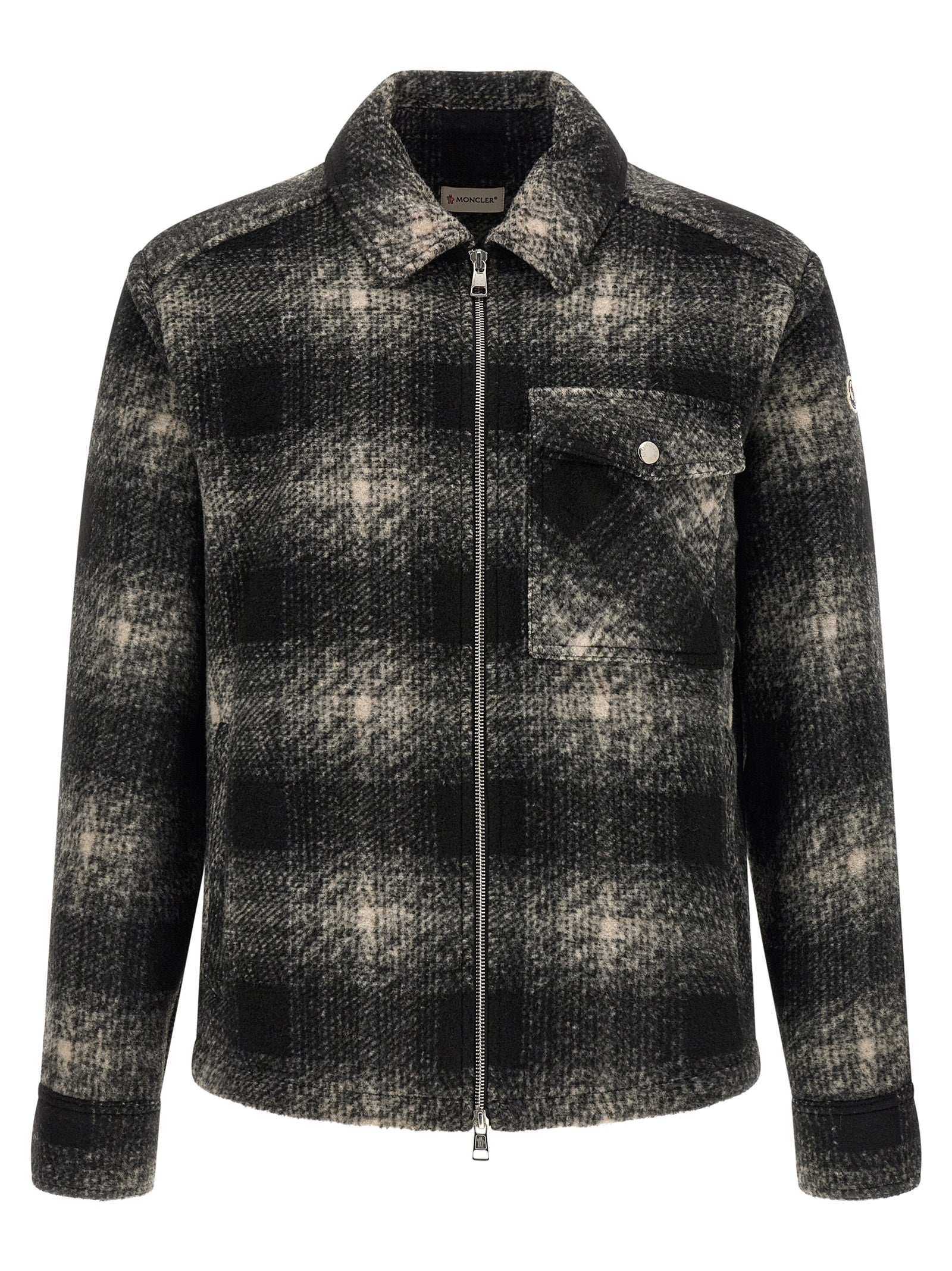 Moncler Graue Polyester-Bluse
