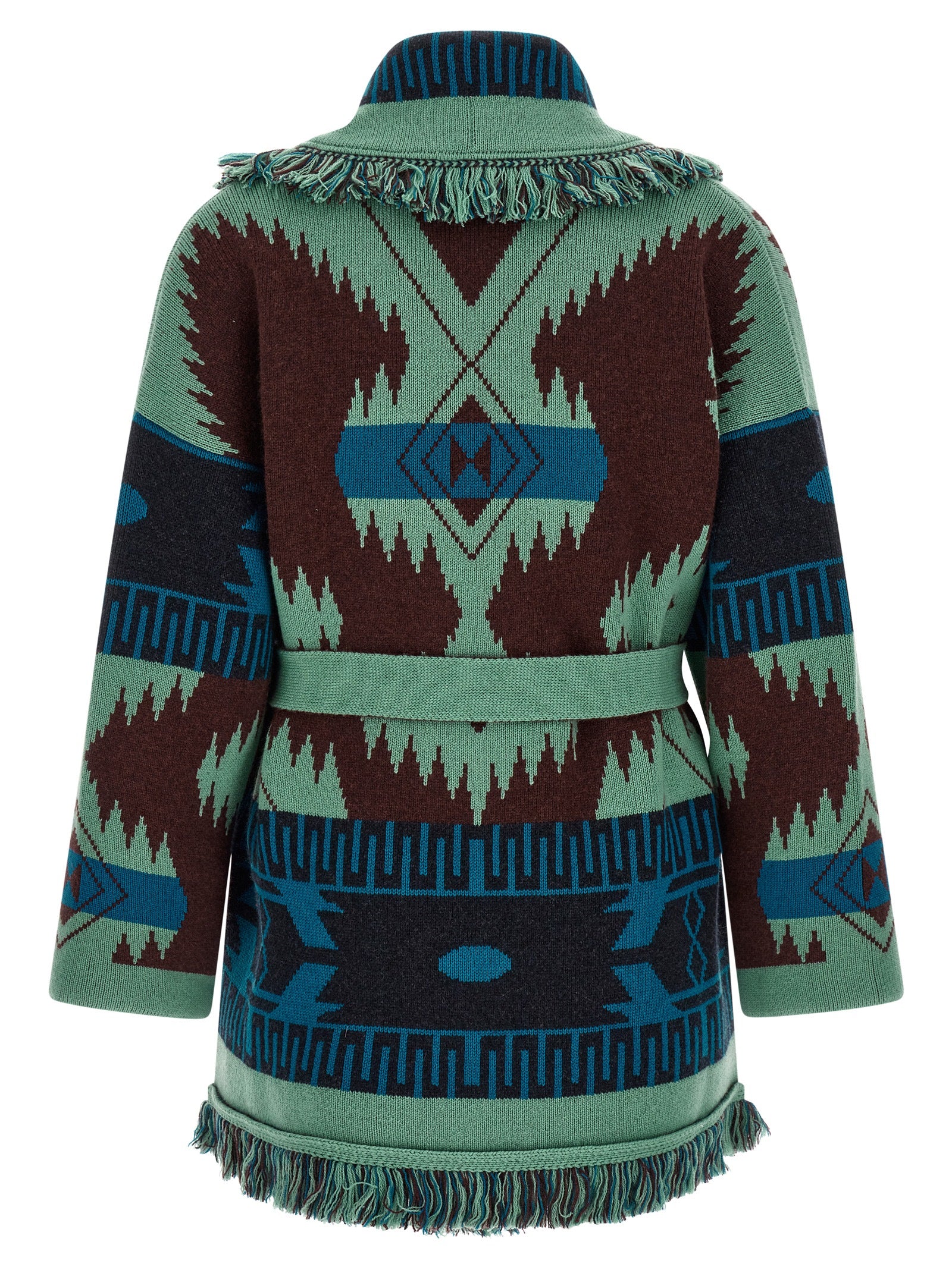 Alanui Mehrfarbige Kaschmir-Strickjacke