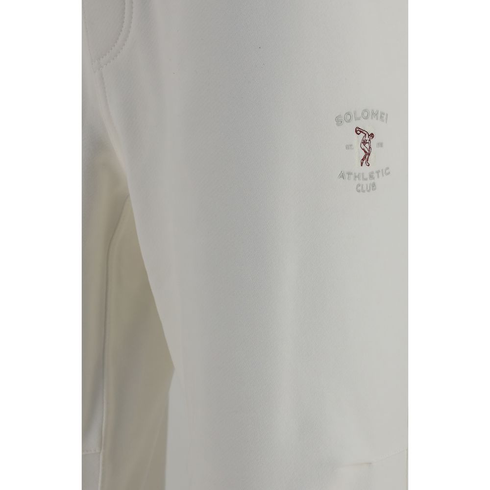 Brunello Cucinelli Weiße Baumwollhose im Casual-Look