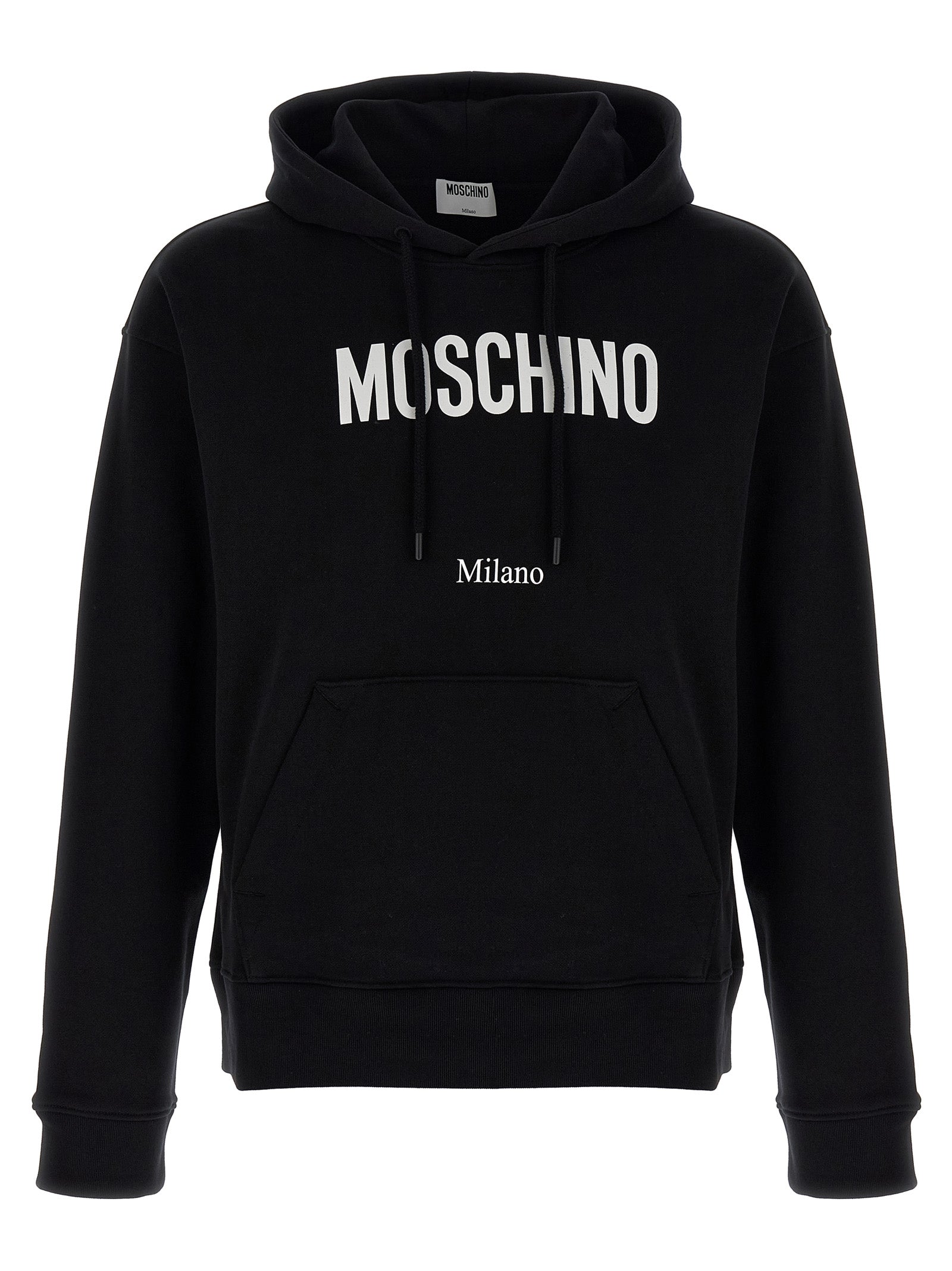 Moschino Schwarzer Baumwoll-Sweatshirt