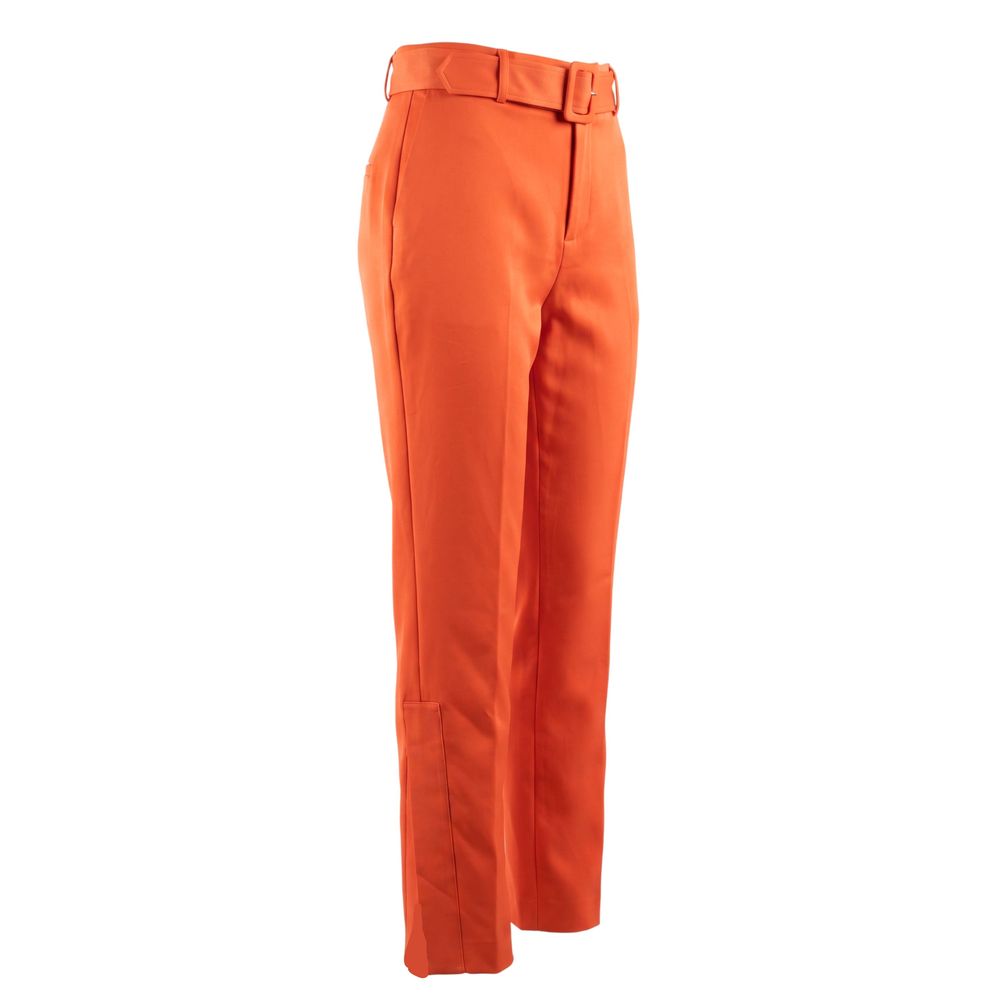 Trussardi Orange Viskose Damen Hose