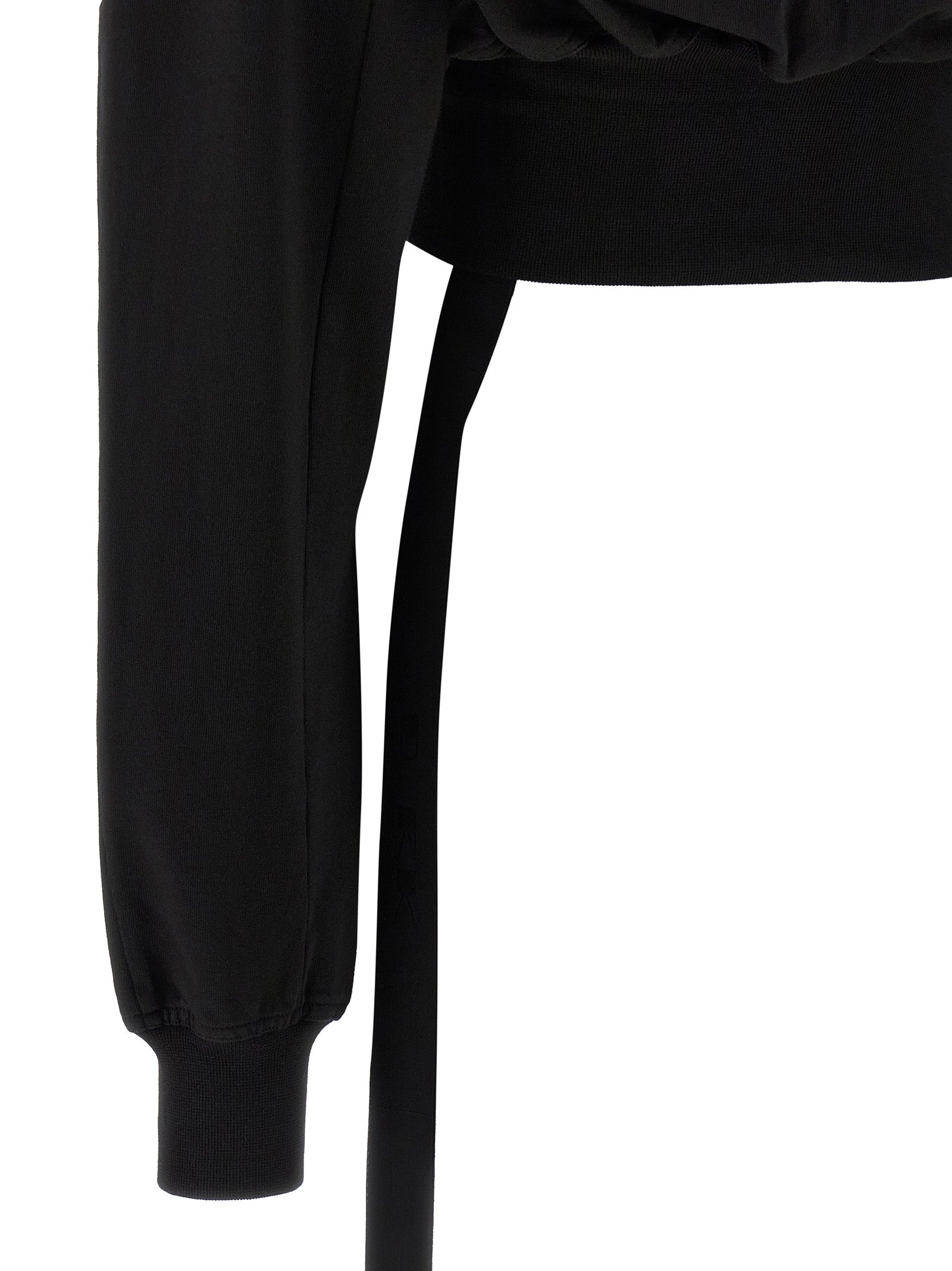 DRKSHDW Schwarzer Baumwoll-Sweatshirt