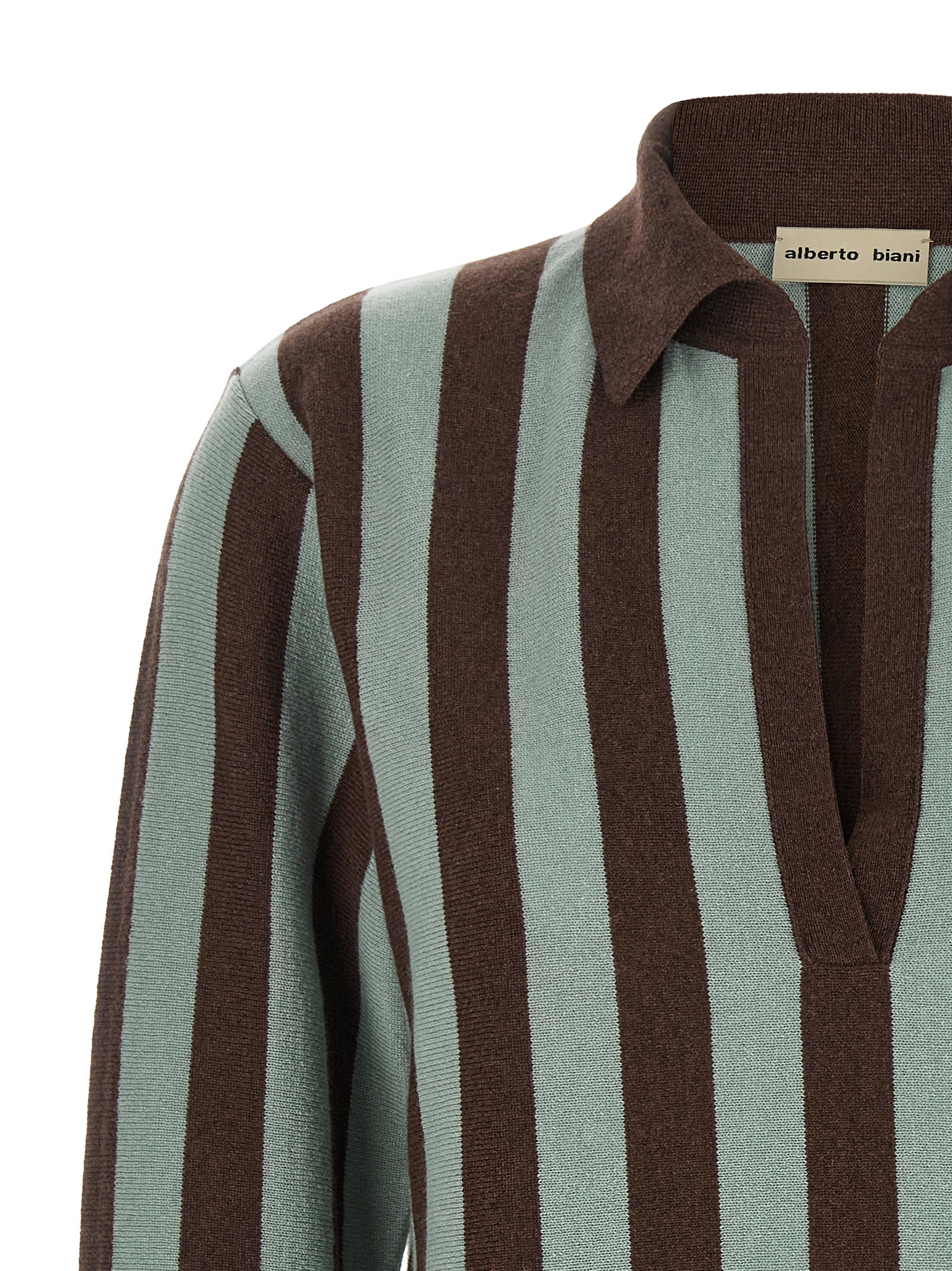 Alberto Biani Mehrfarbiges Kaschmir-Poloshirt