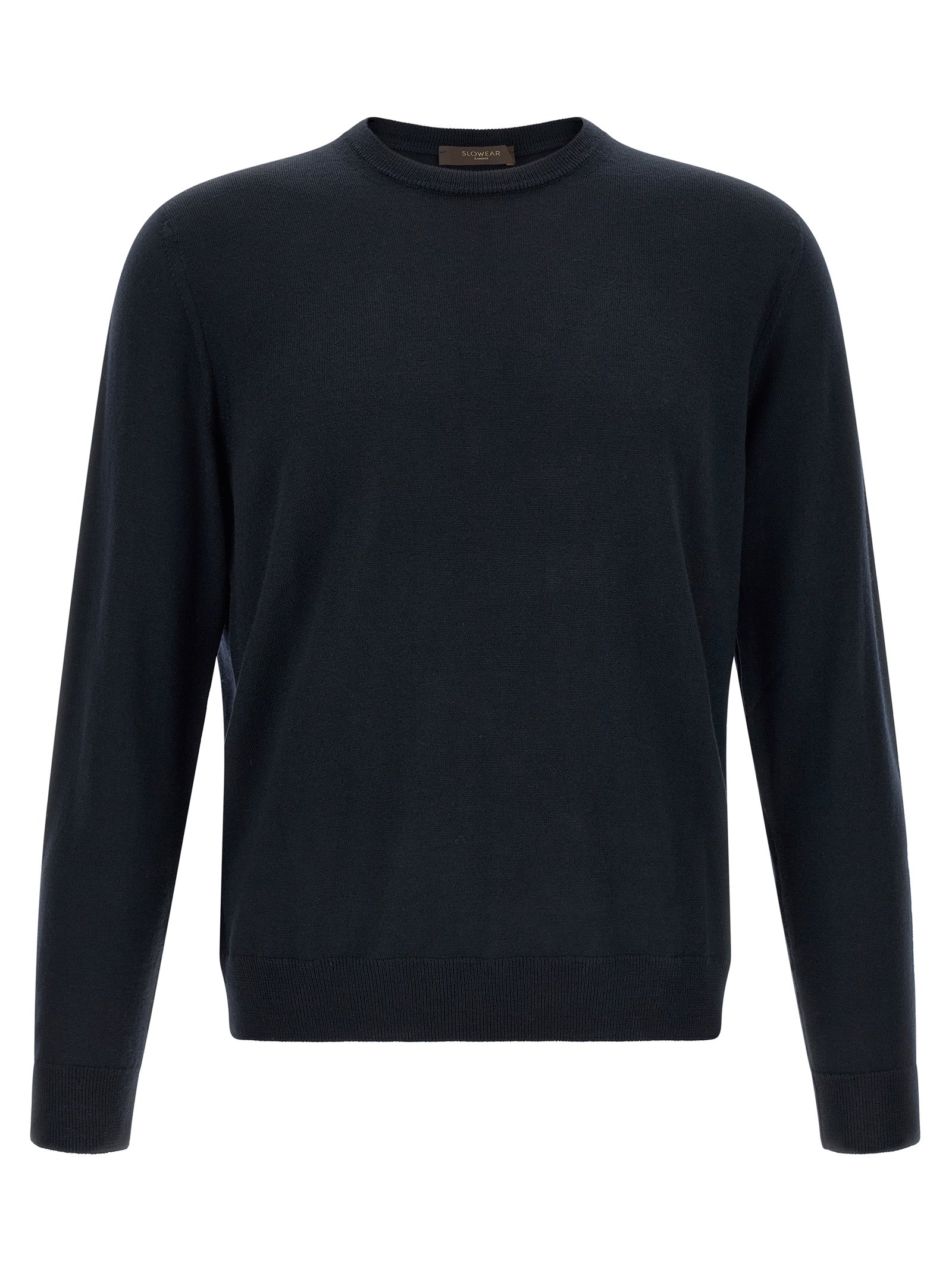ZANONE Blauer Cardigan aus Schurwolle