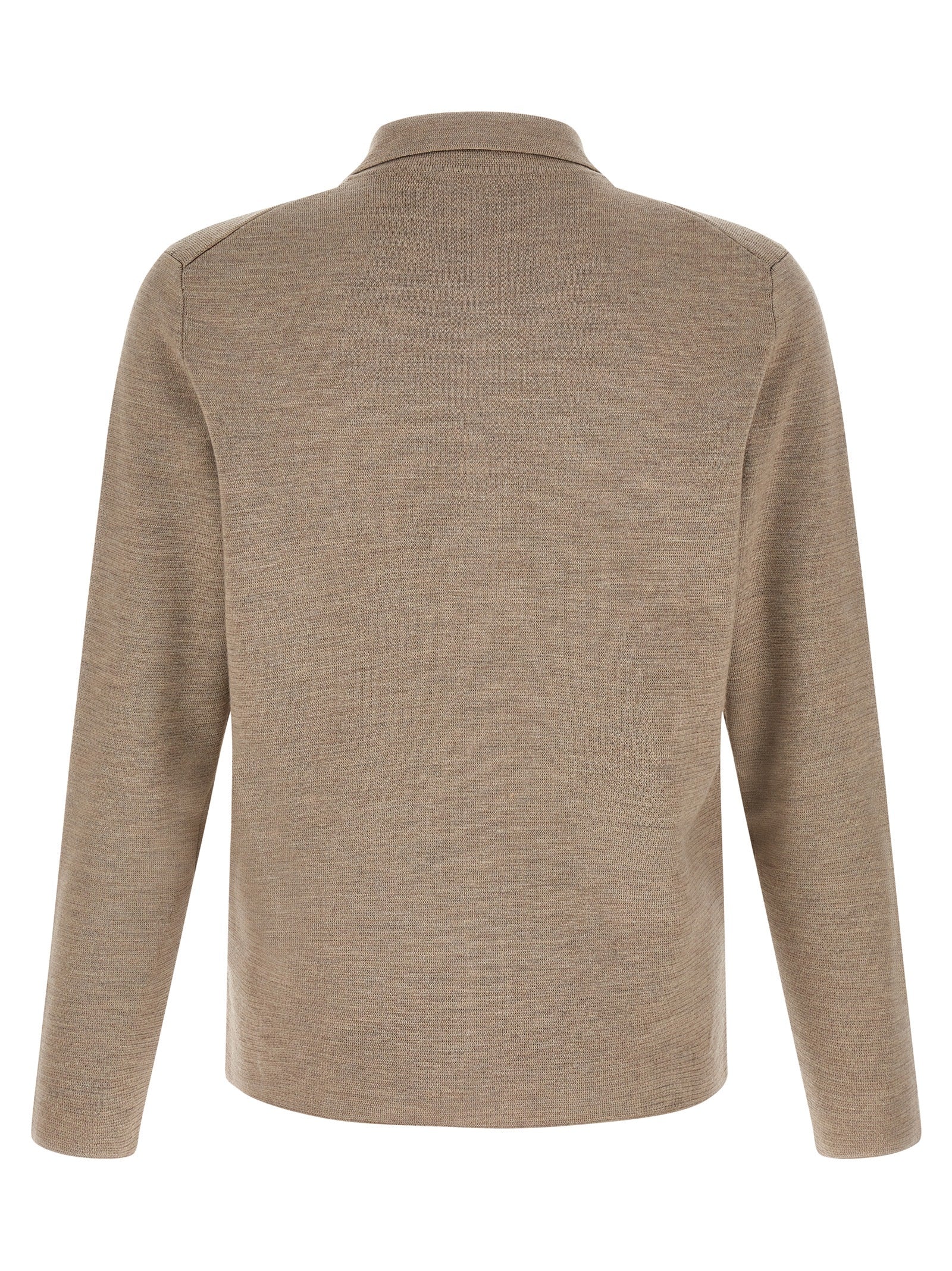 ZANONE Beige Virgin Wool Cardigan