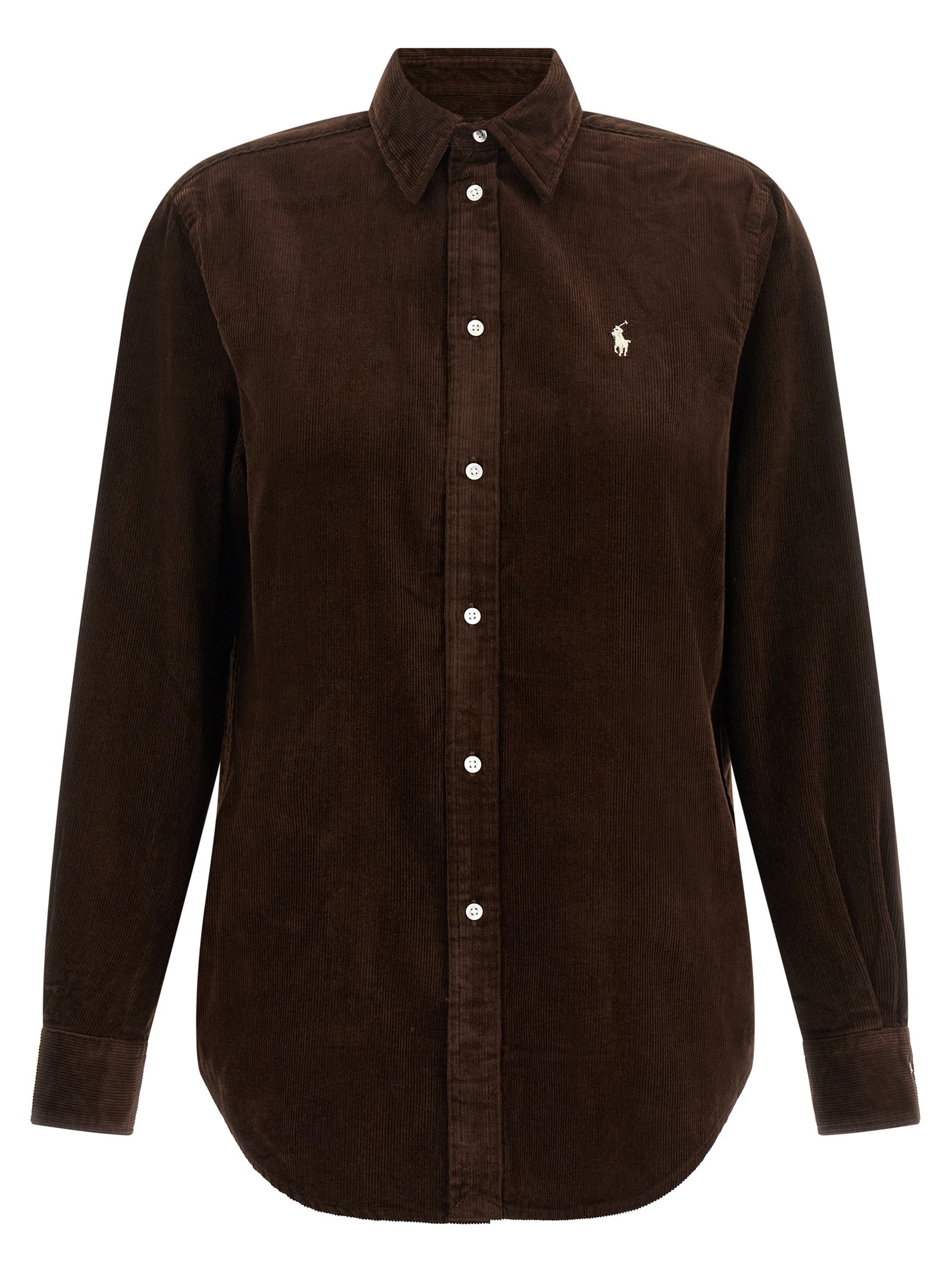 Polo Ralph Lauren Braune Baumwollbluse