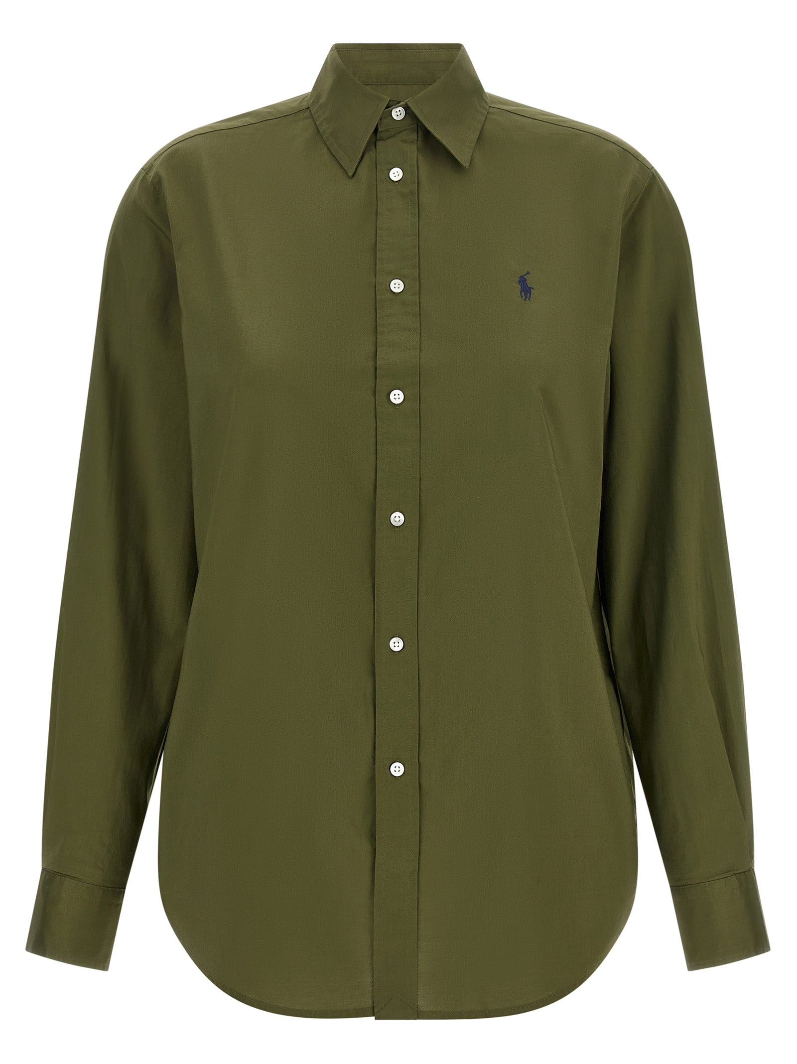 Polo Ralph Lauren Zweifarbige Baumwollbluse