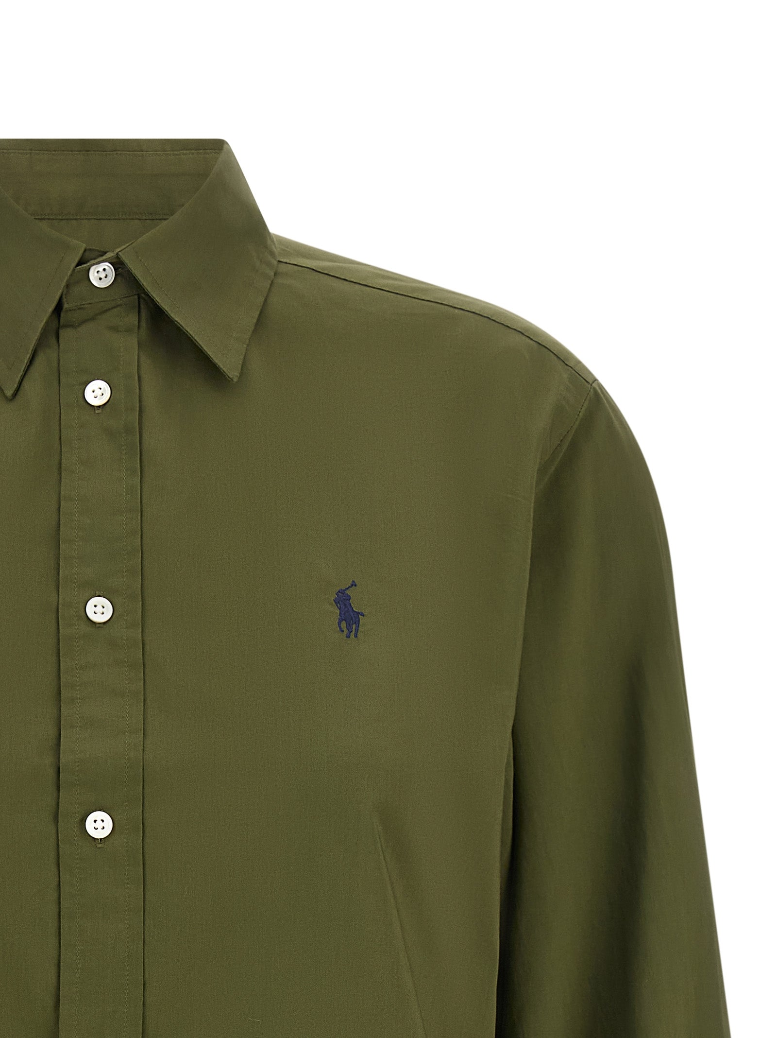 Polo Ralph Lauren Zweifarbige Baumwollbluse