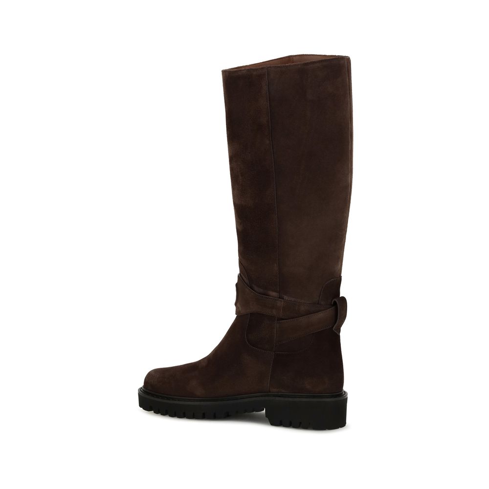 Valentino Garavani Braune Wildleder-Stiefel