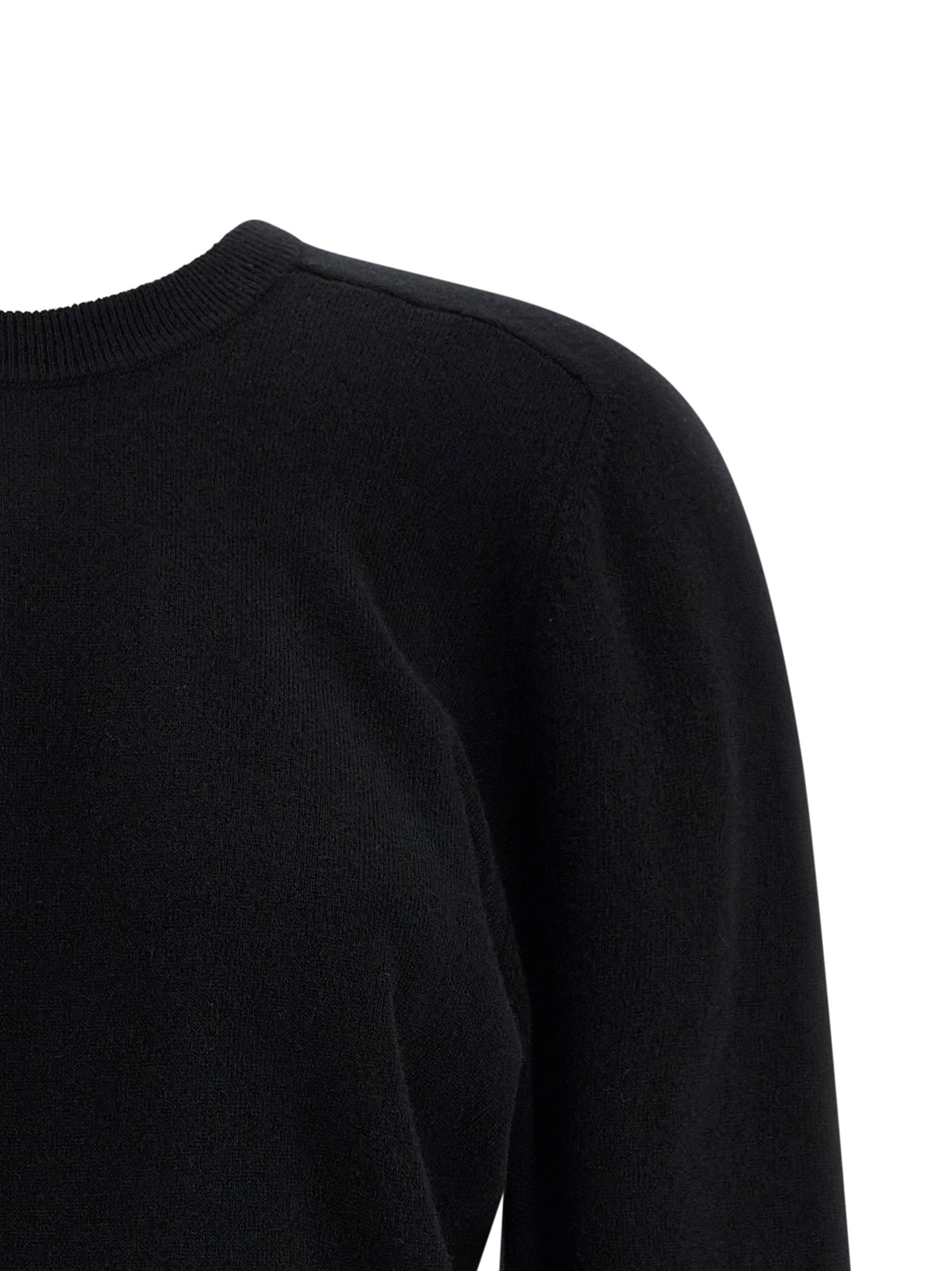 Maison Margiela Schwarzer Cardigan aus Schurwolle
