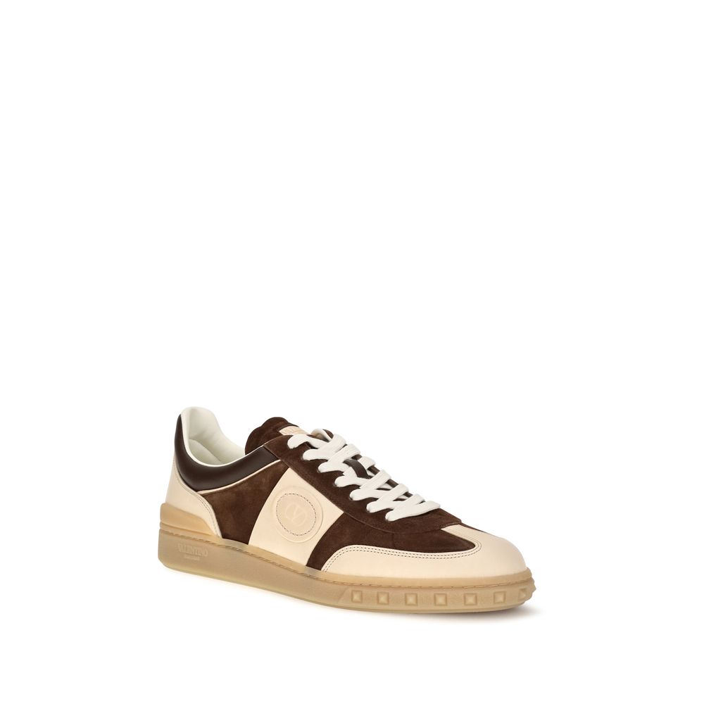 Valentino Garavani Braune Wildleder-Sneaker