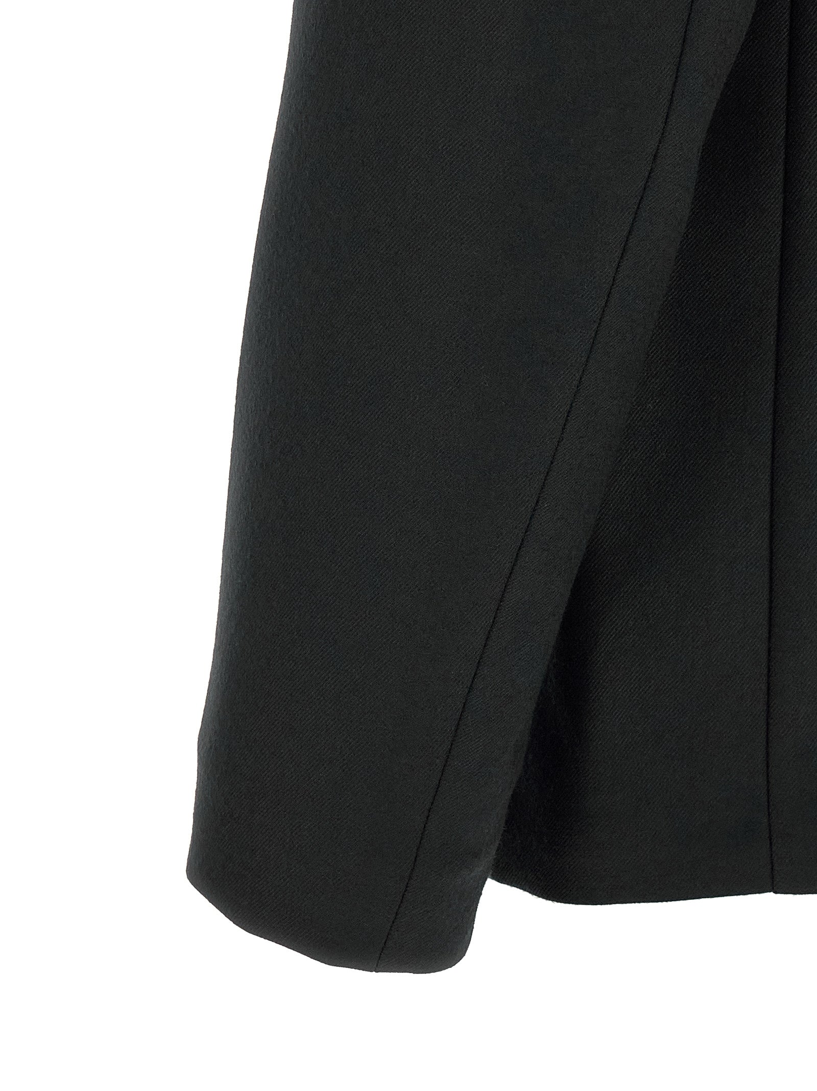 Maison Margiela Schwarzer Blazer aus reiner Schurwolle