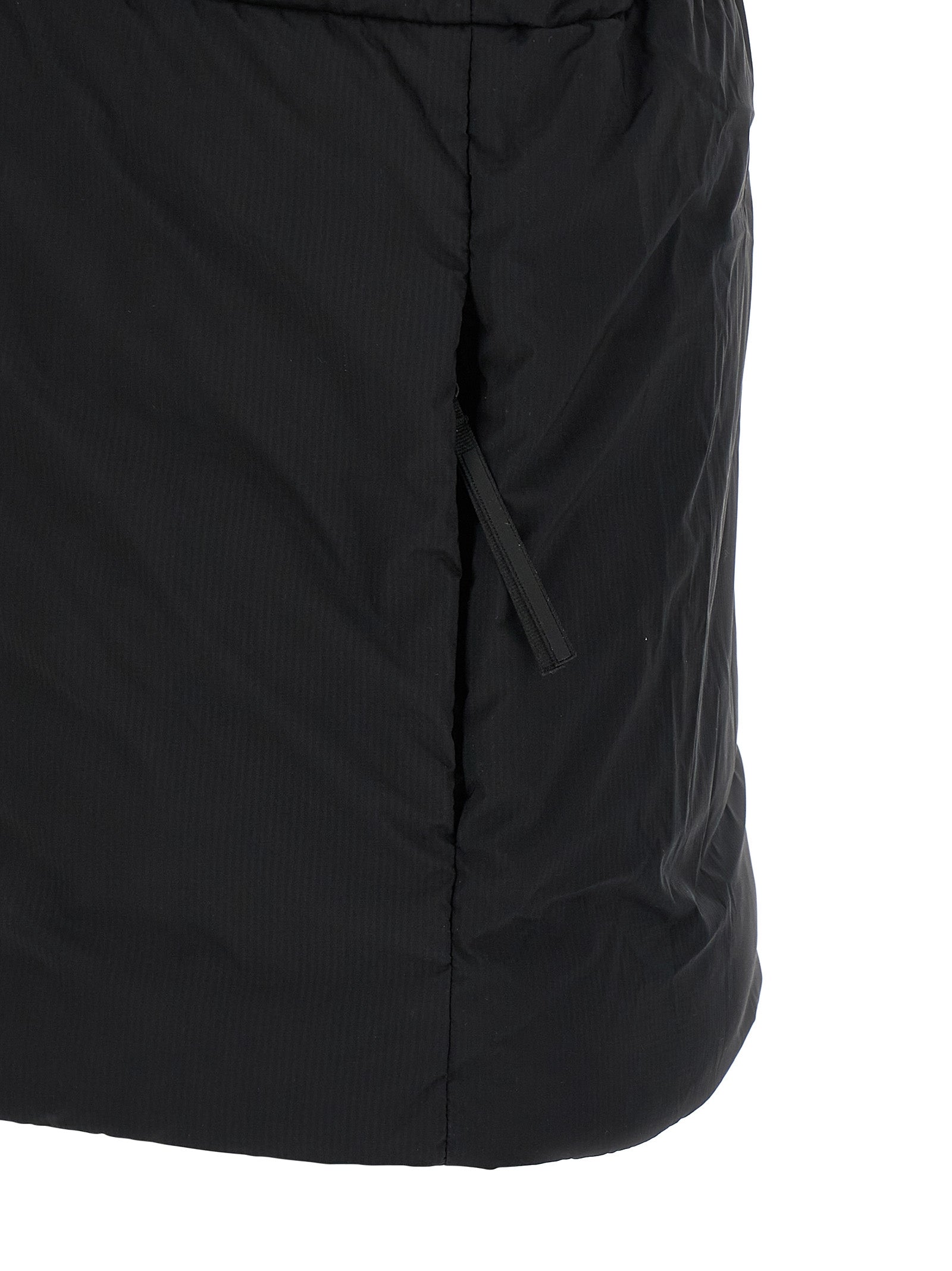 Canada Goose Schwarze ärmellose Jacke aus Polyamid