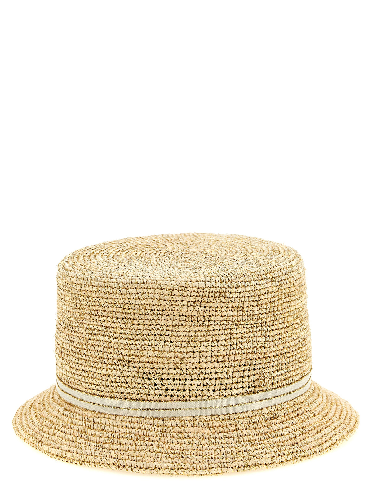 Maison Michel Beige Stoffhut