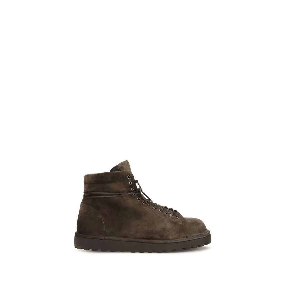 Marsell Braune Schnürstiefel aus Wildleder