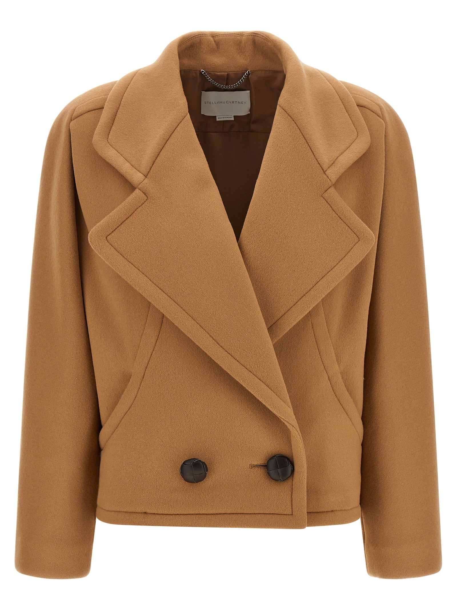 Stella McCartney Beiger Wollmantel