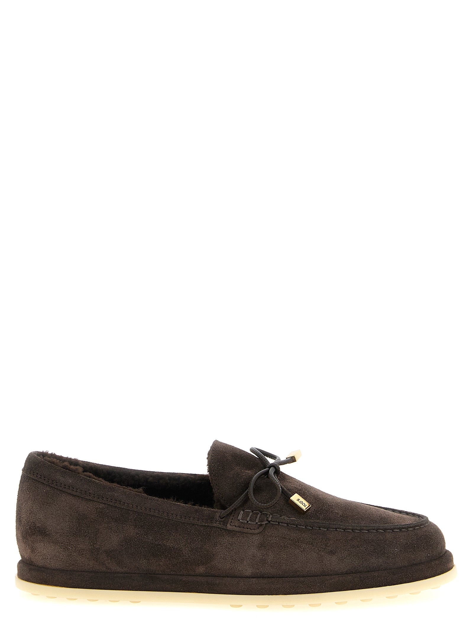 Tod's Braune Kalbsleder-Slipper