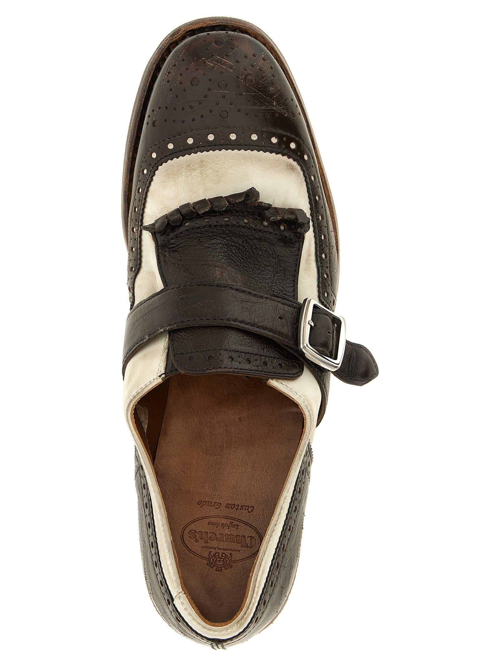 Church's Braune Kalbsleder Oxford- und Derby-Schuhe