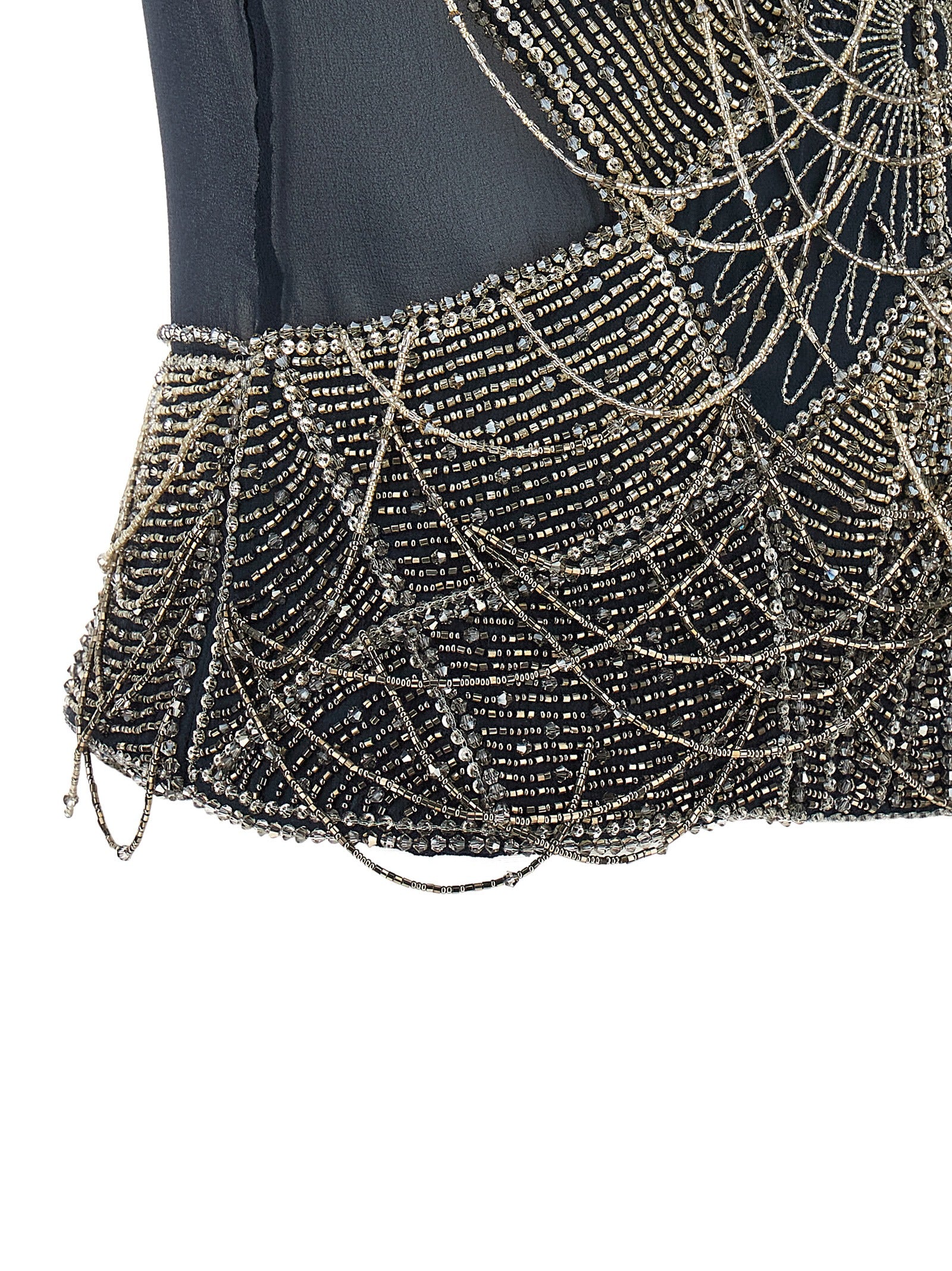 The Attico Blaue Seiden-Tanktops